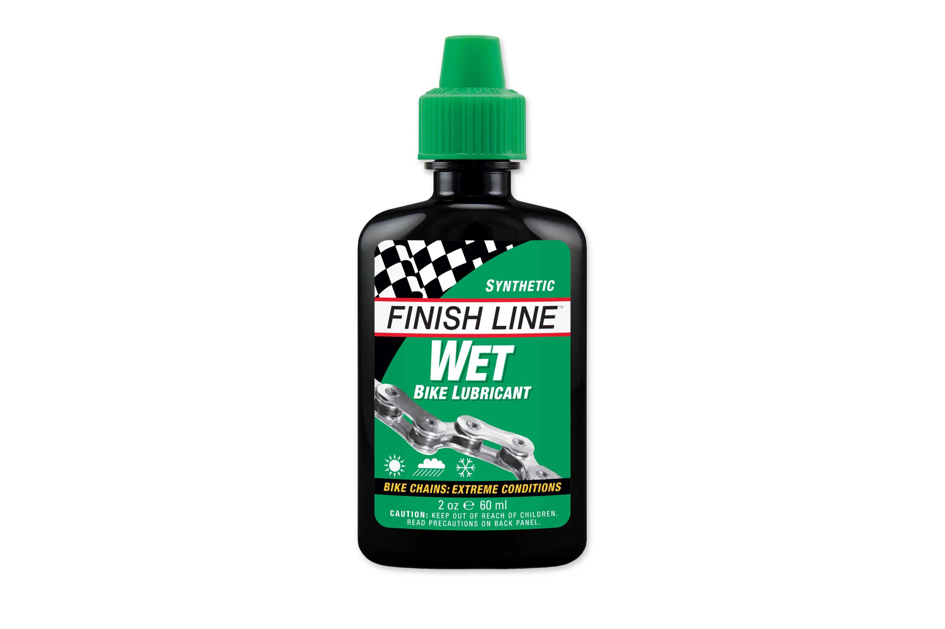 Finish Line Wet Chain Lube 2oz Squeeze Bottle