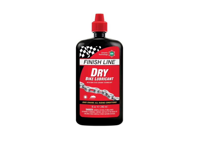 Finish Line Dry Chain Lube Ceramic BN 8oz Squeeze Bottle