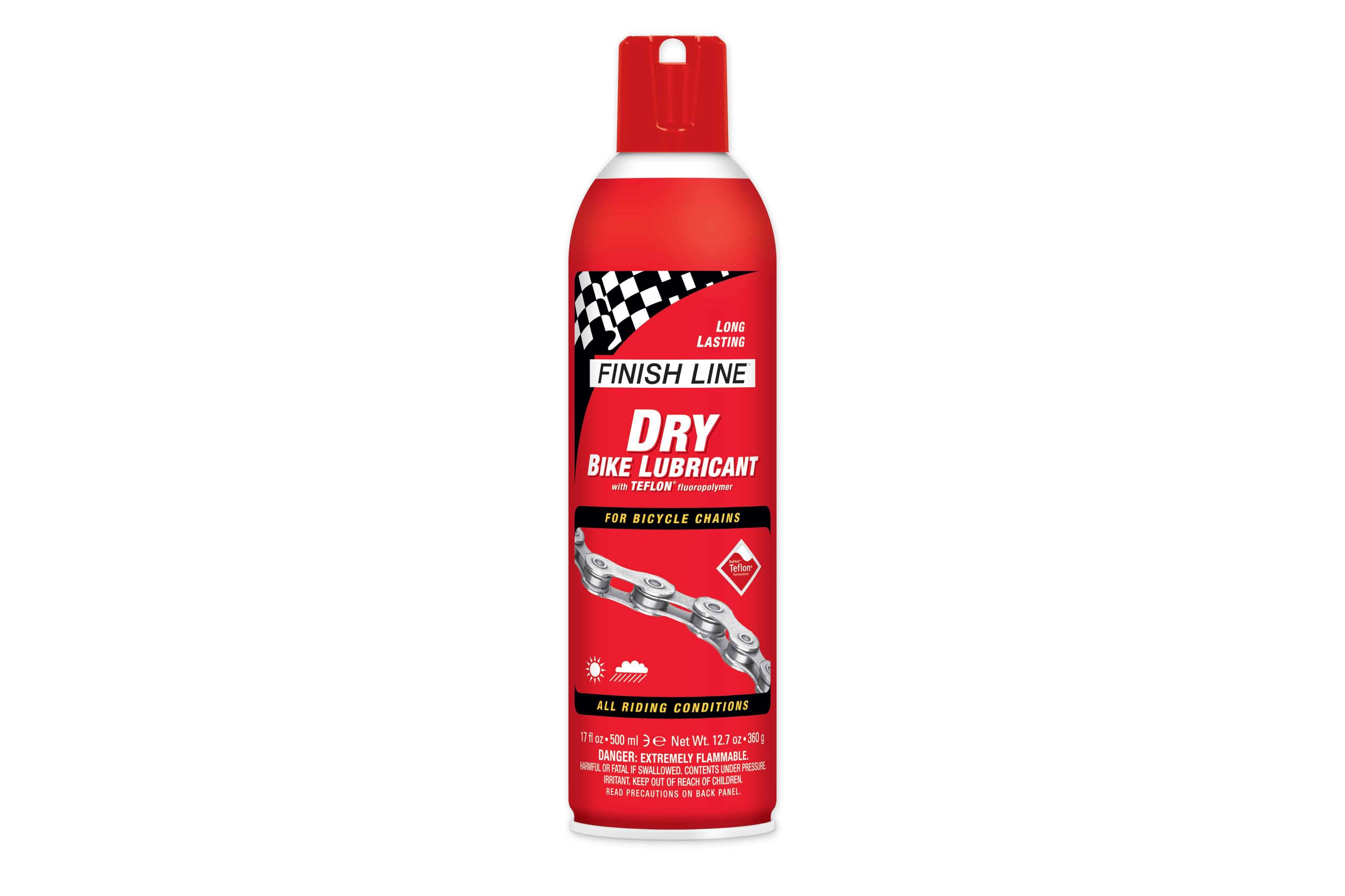 Finish Line Dry Teflon Chain Lube 17oz Aerosol