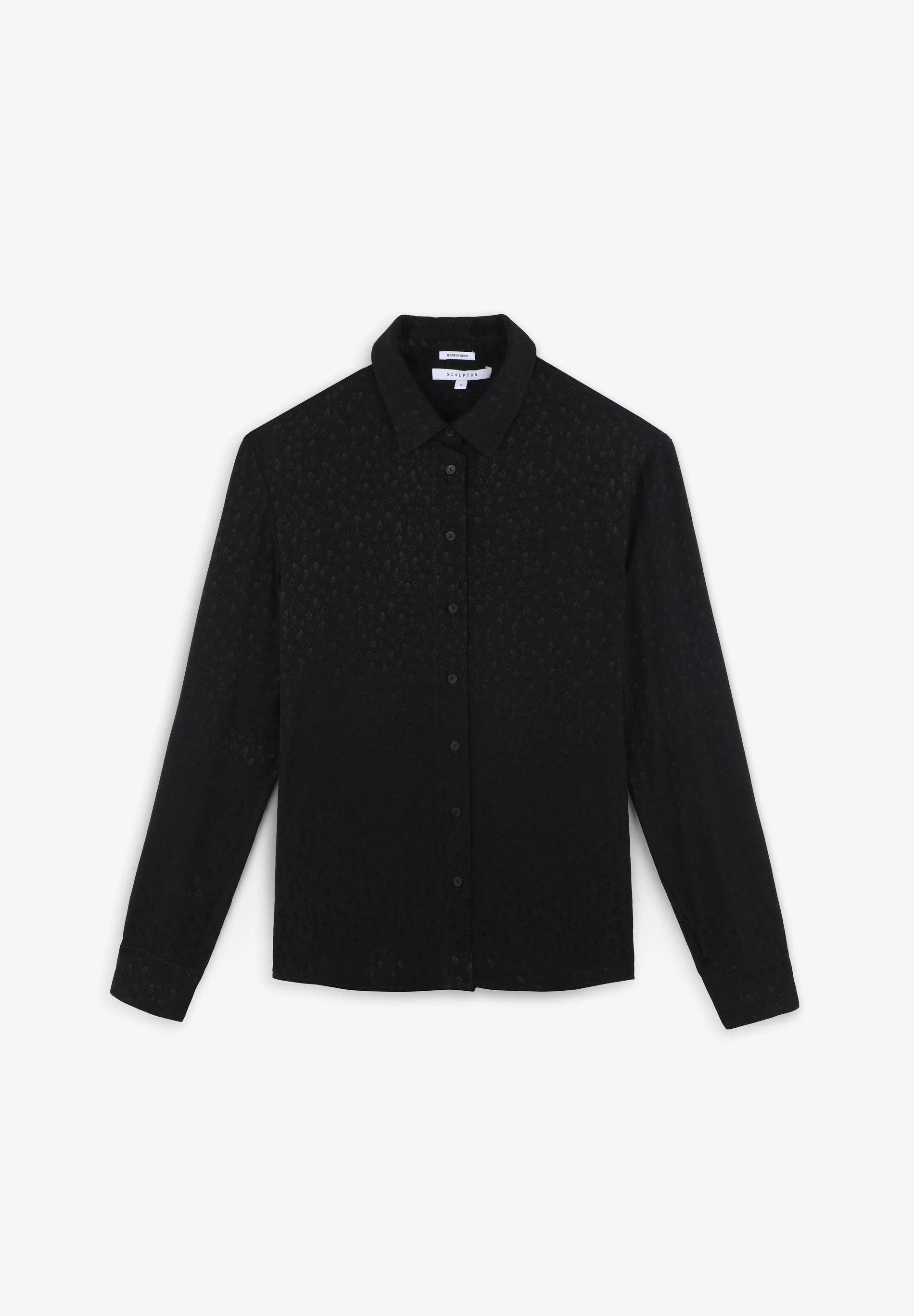 CAMISA JACQUARD CALAVERAS ESTRELLAS