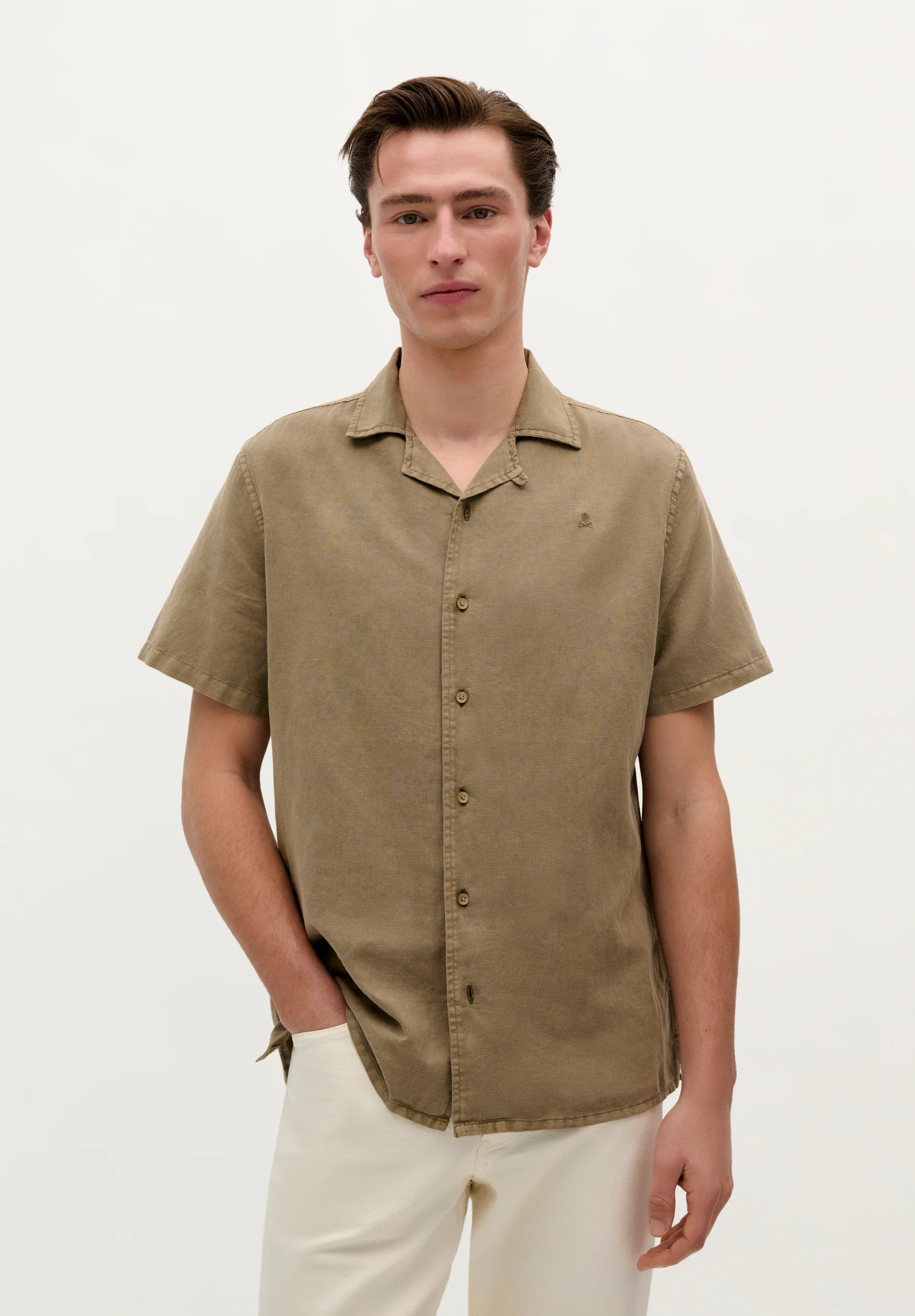 CAMISA MANGA CORTA LINO