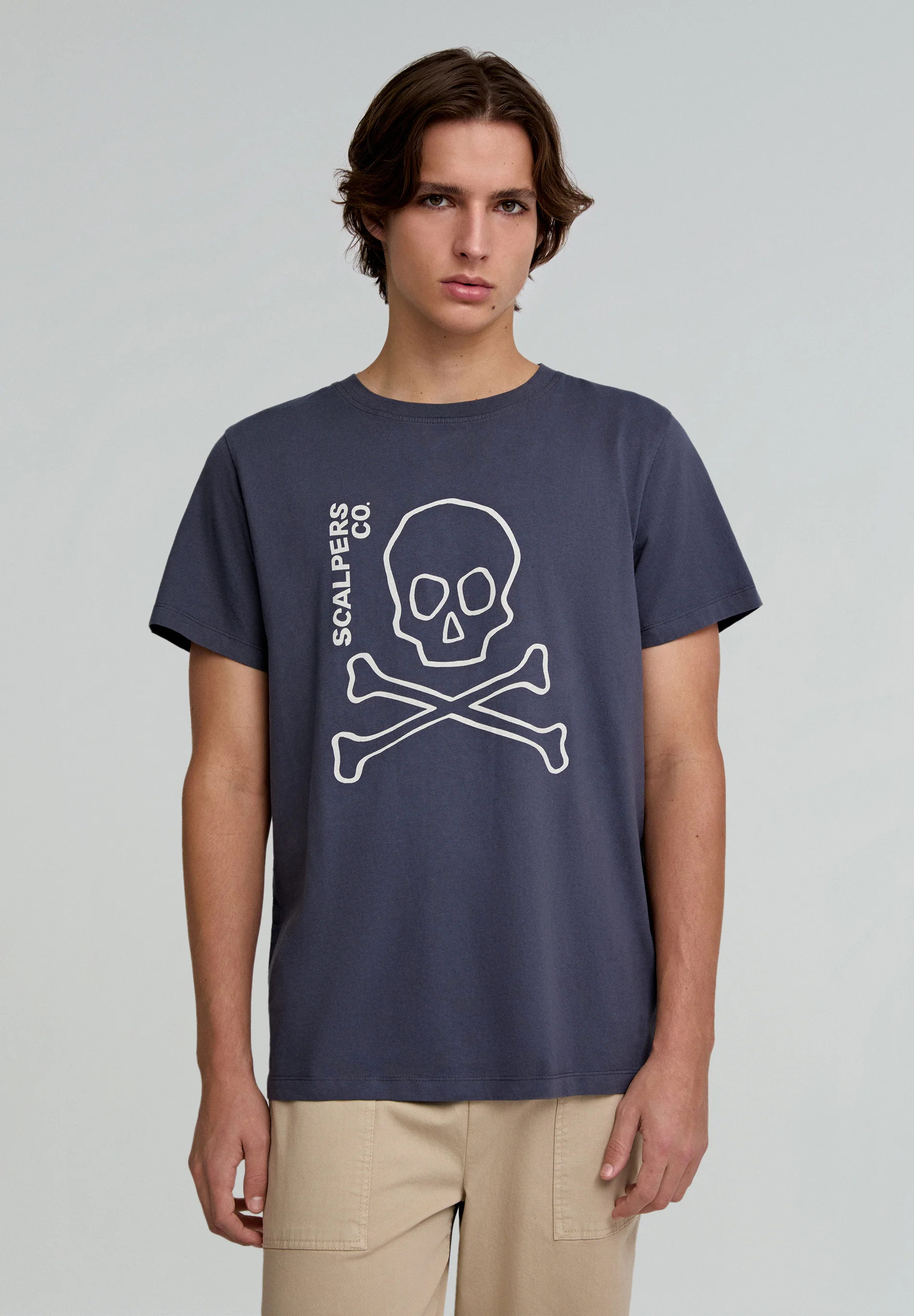 CAMISETA CALAVERA FRONTAL