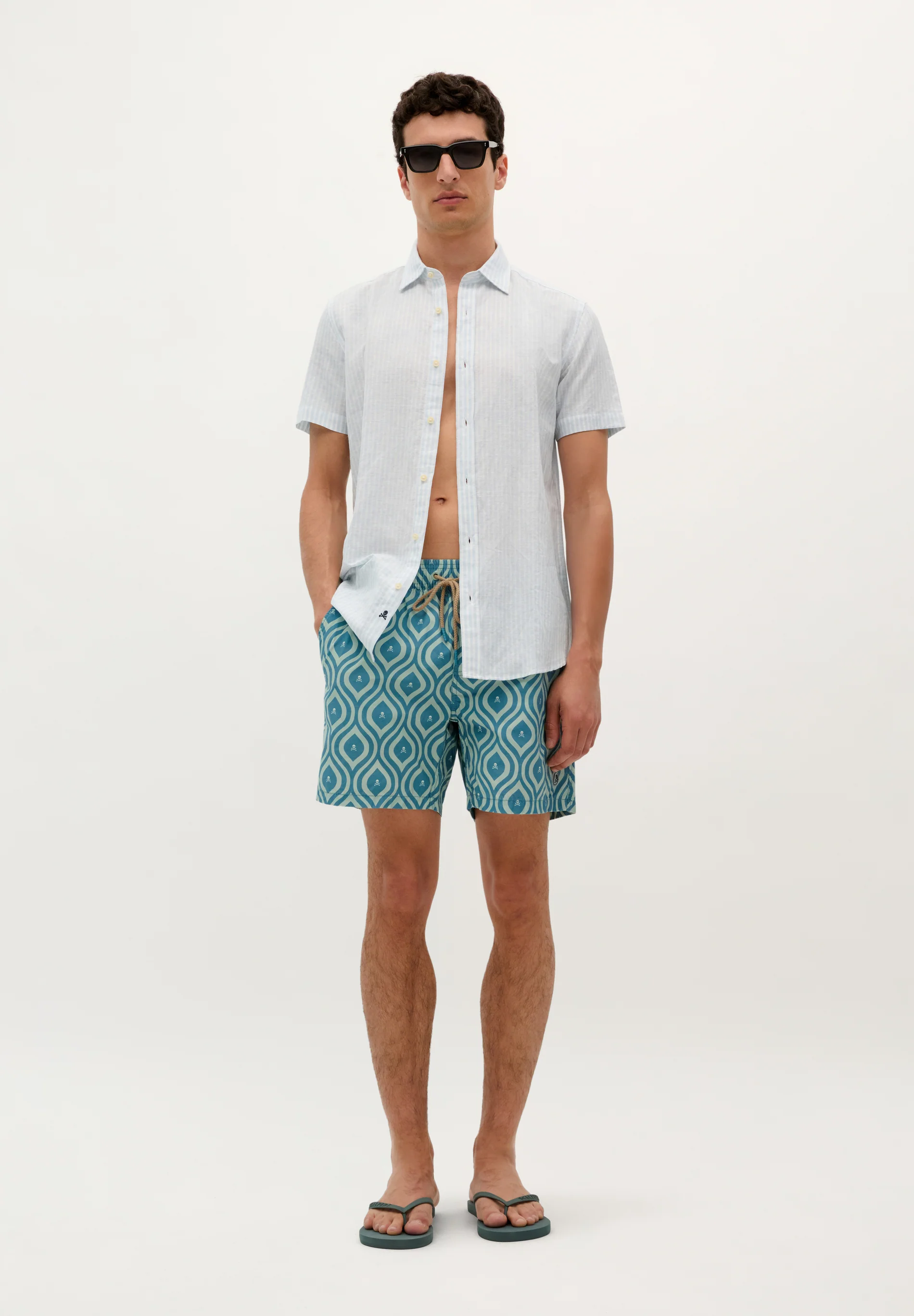 BAÑADOR ESTAMPADO ONDAS