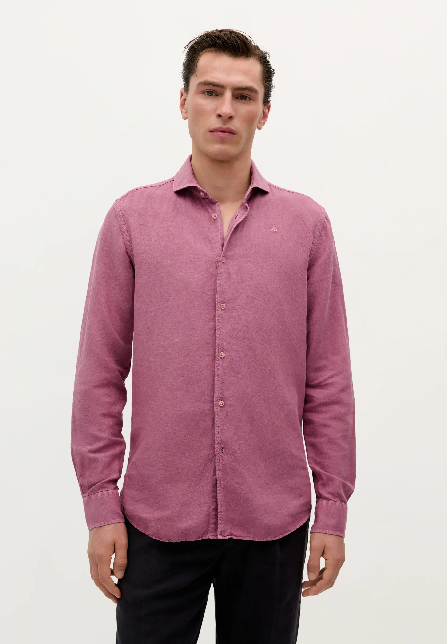 CAMISA LINO CALAVERA