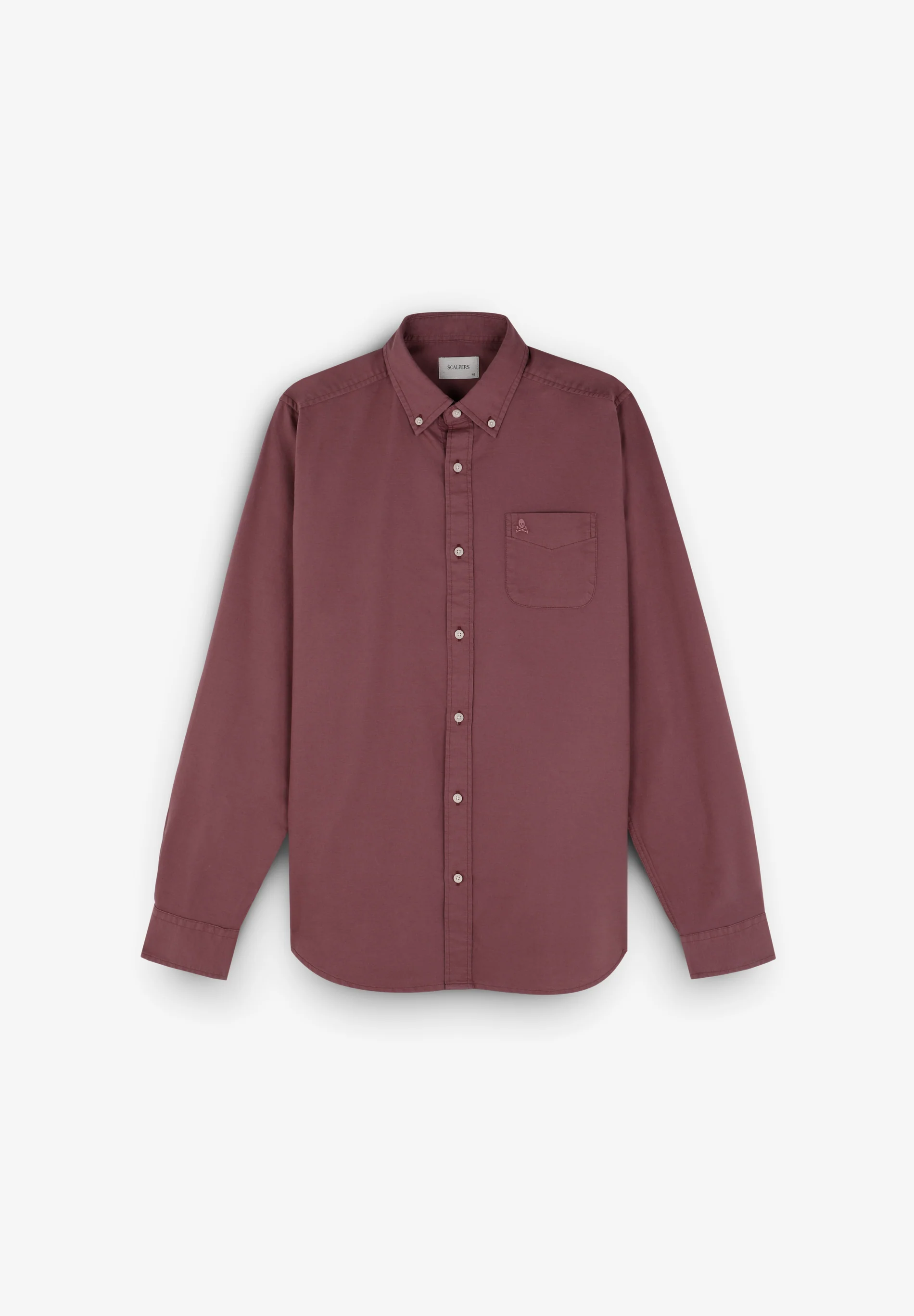 CAMISA OXFORD BOLSILLO CALAVERA