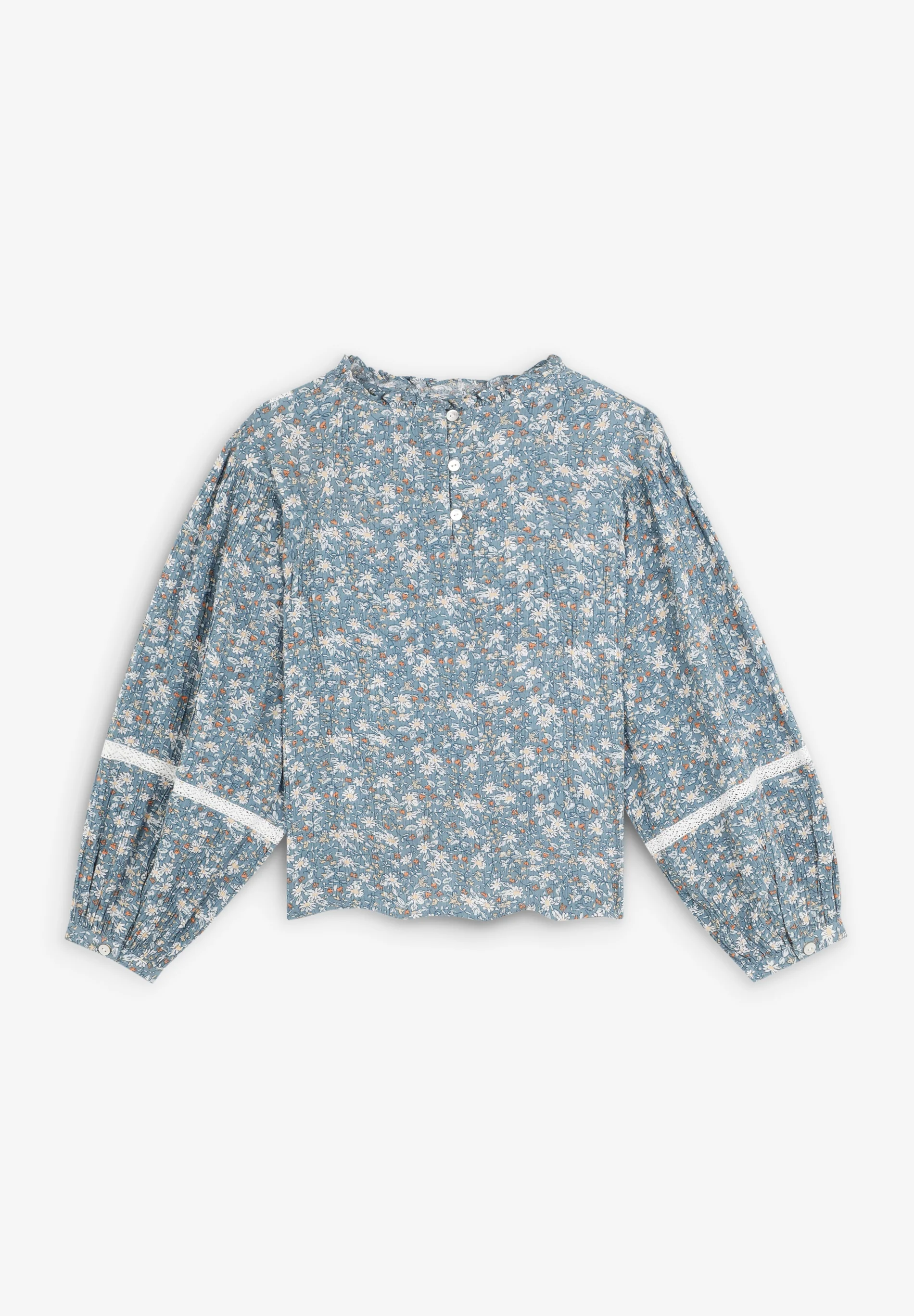 BLUSA ESTAMPADA CONTRASTE
