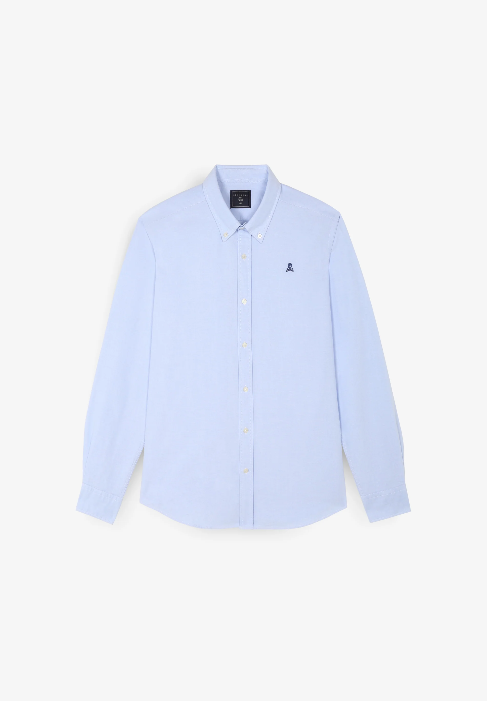 CAMISA OXFORD CALAVERA CONTRASTE