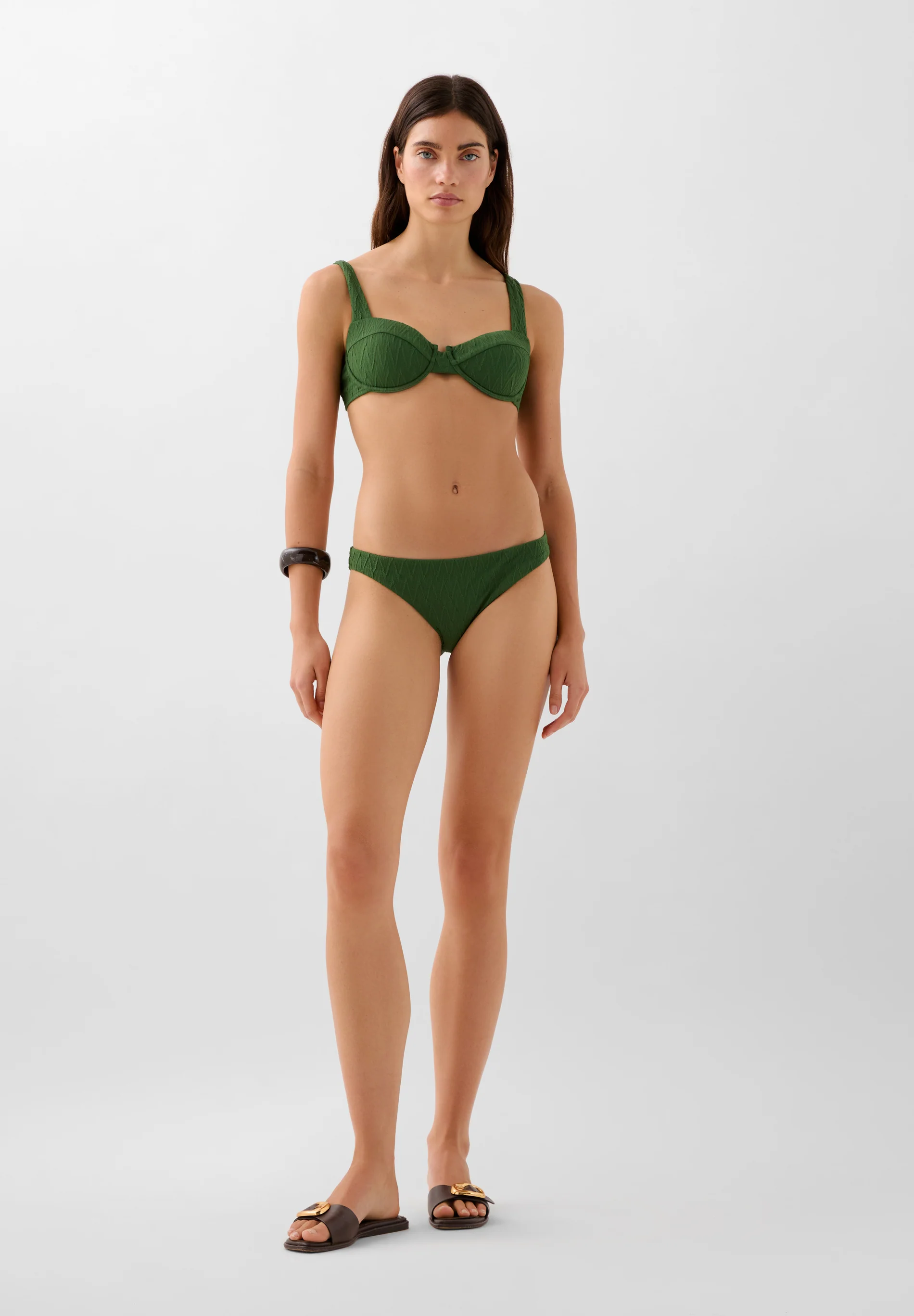 BRAGUITA BIKINI BALCONETTE VERDE | ROBIN X SCALPERS