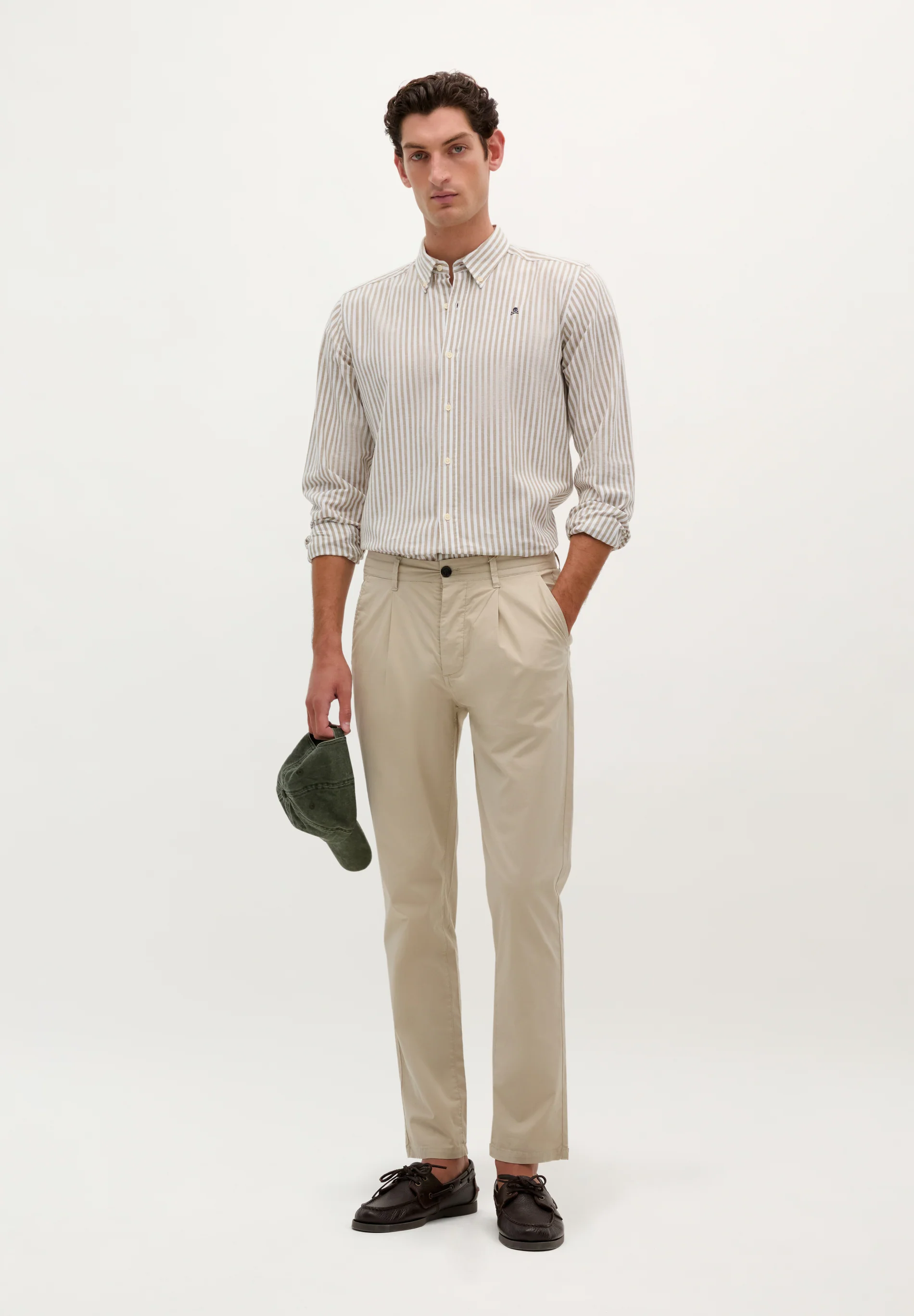CAMISA RAYAS CUELLO BOTONES