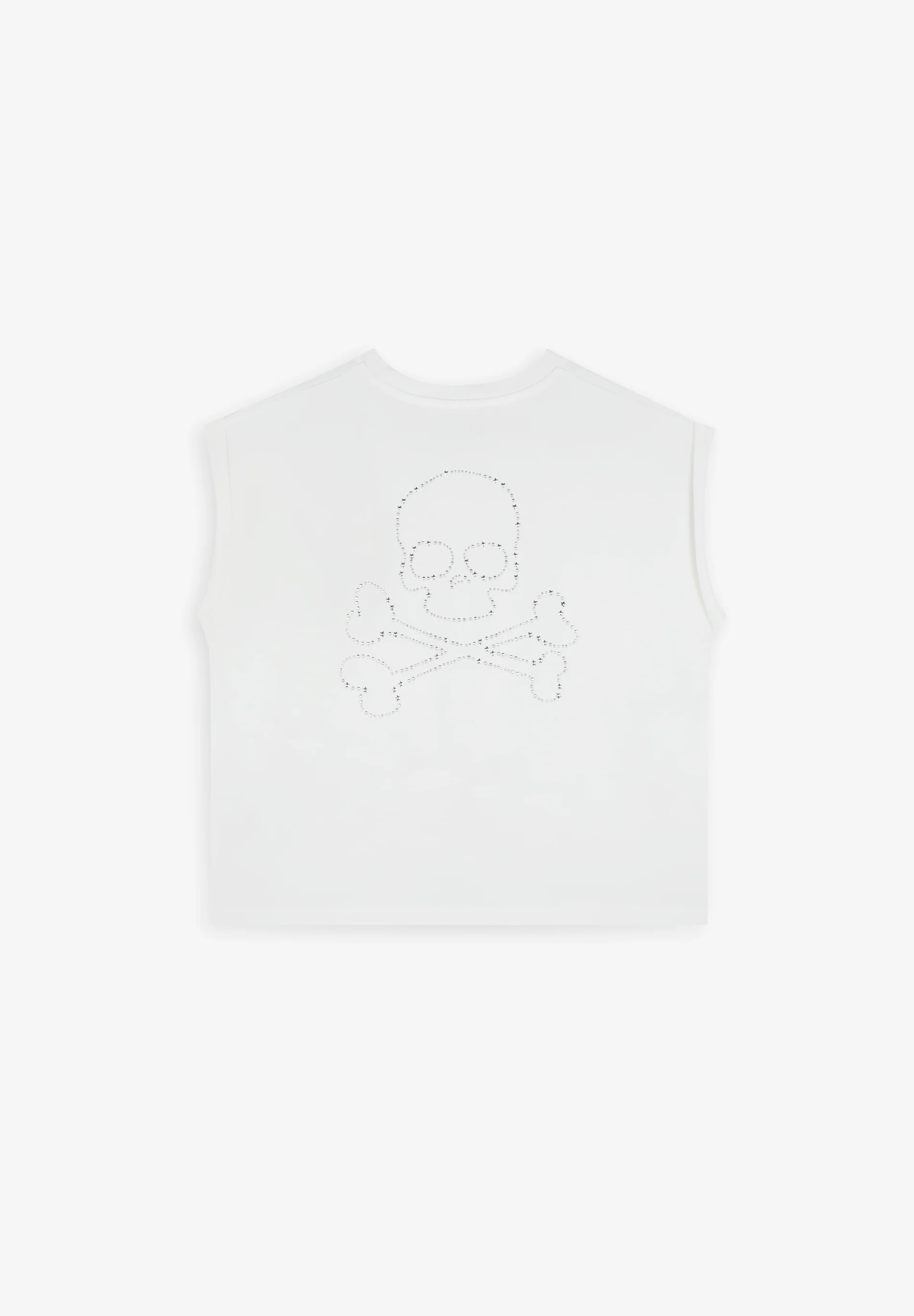 CAMISETA ALGODÓN NUDO CALAVERA TRASERA
