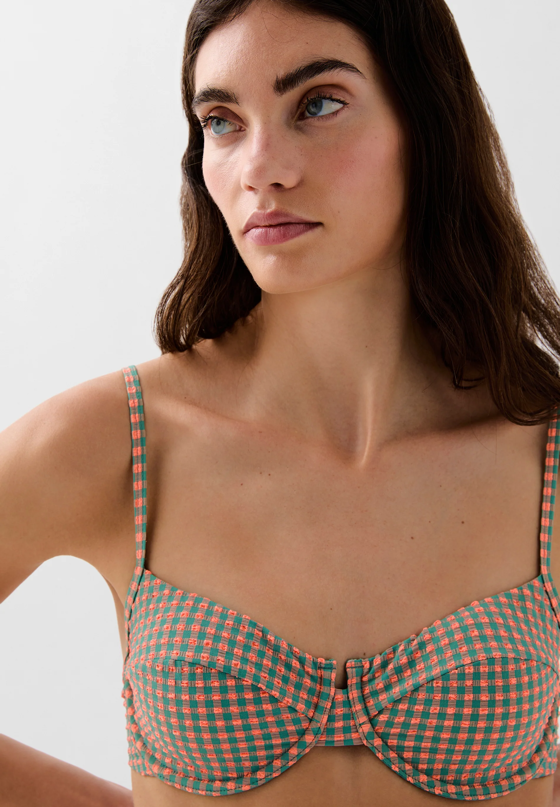 BIKINI VICHY TOP AROS