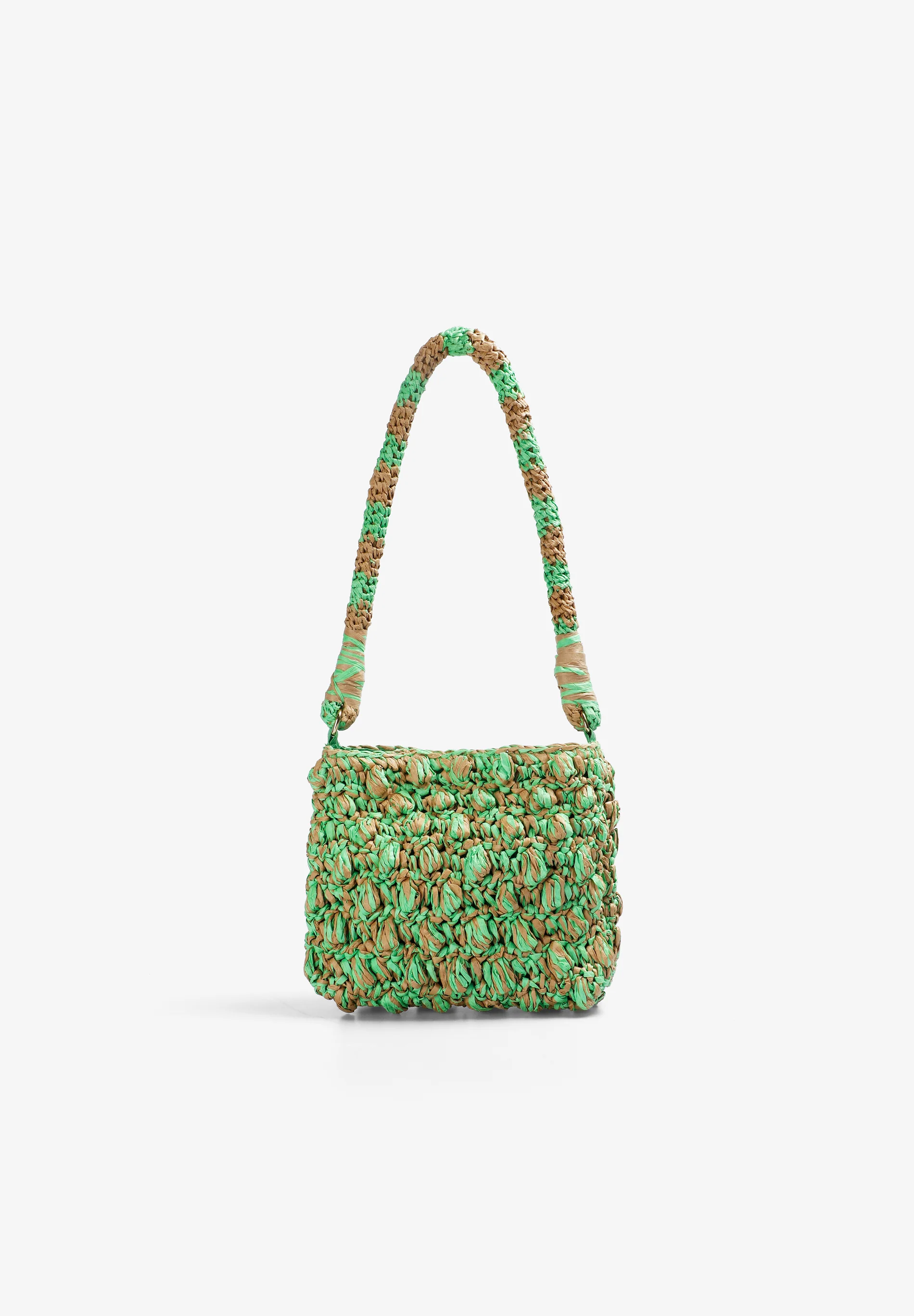 BOLSO RAFIA DETALLES FLÚOR