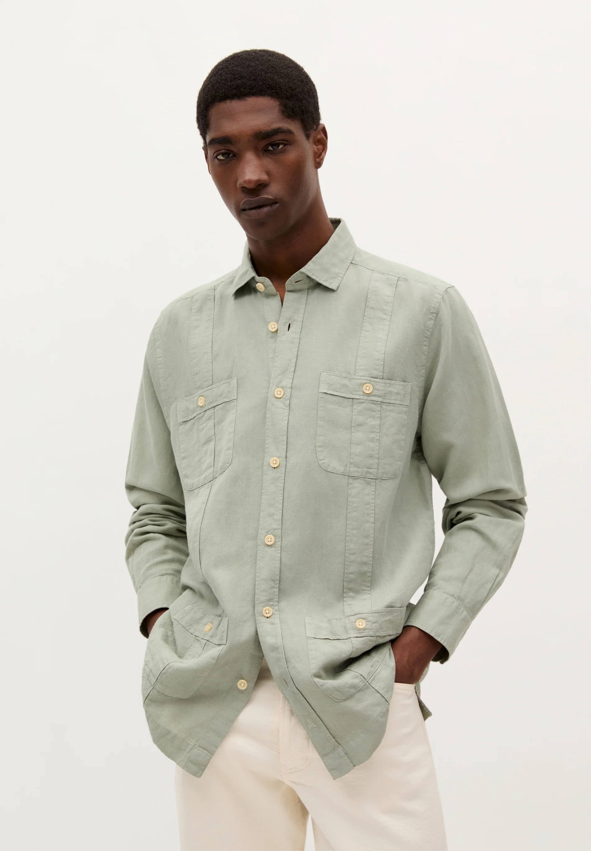 CAMISA SAHARIANA LINO