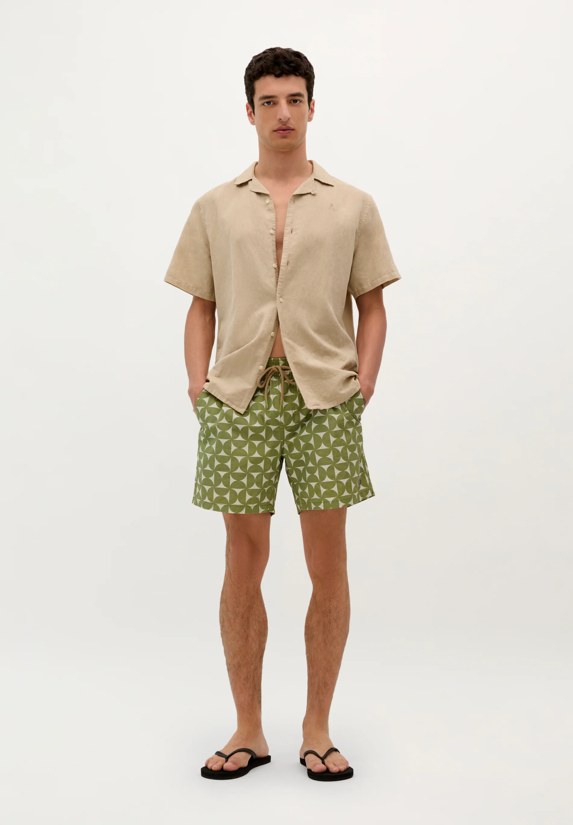 BAÑADOR ESTAMPADO GEOMÉTRICO