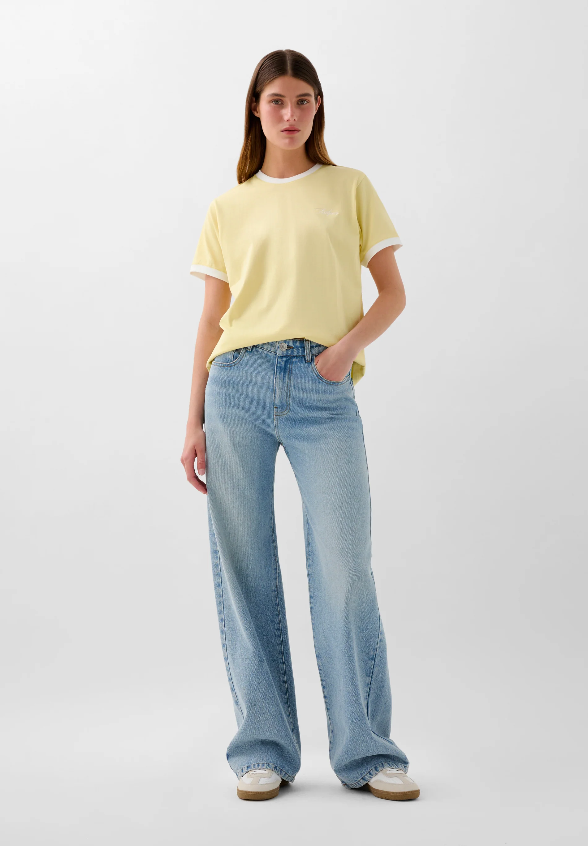 CAMISETA BICOLOR RIB CONTRASTE