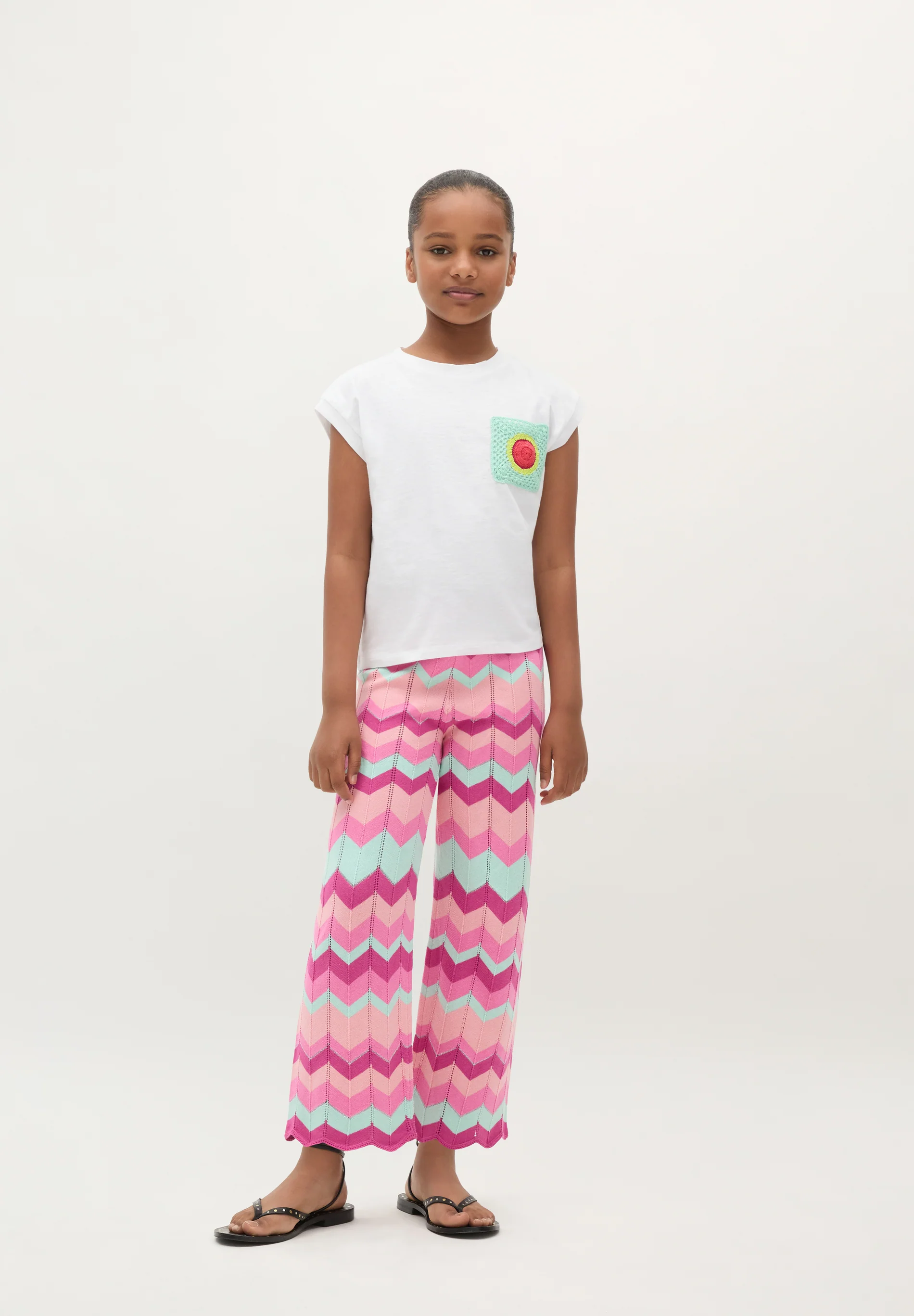 CAMISETA BOLSILLO CROCHET