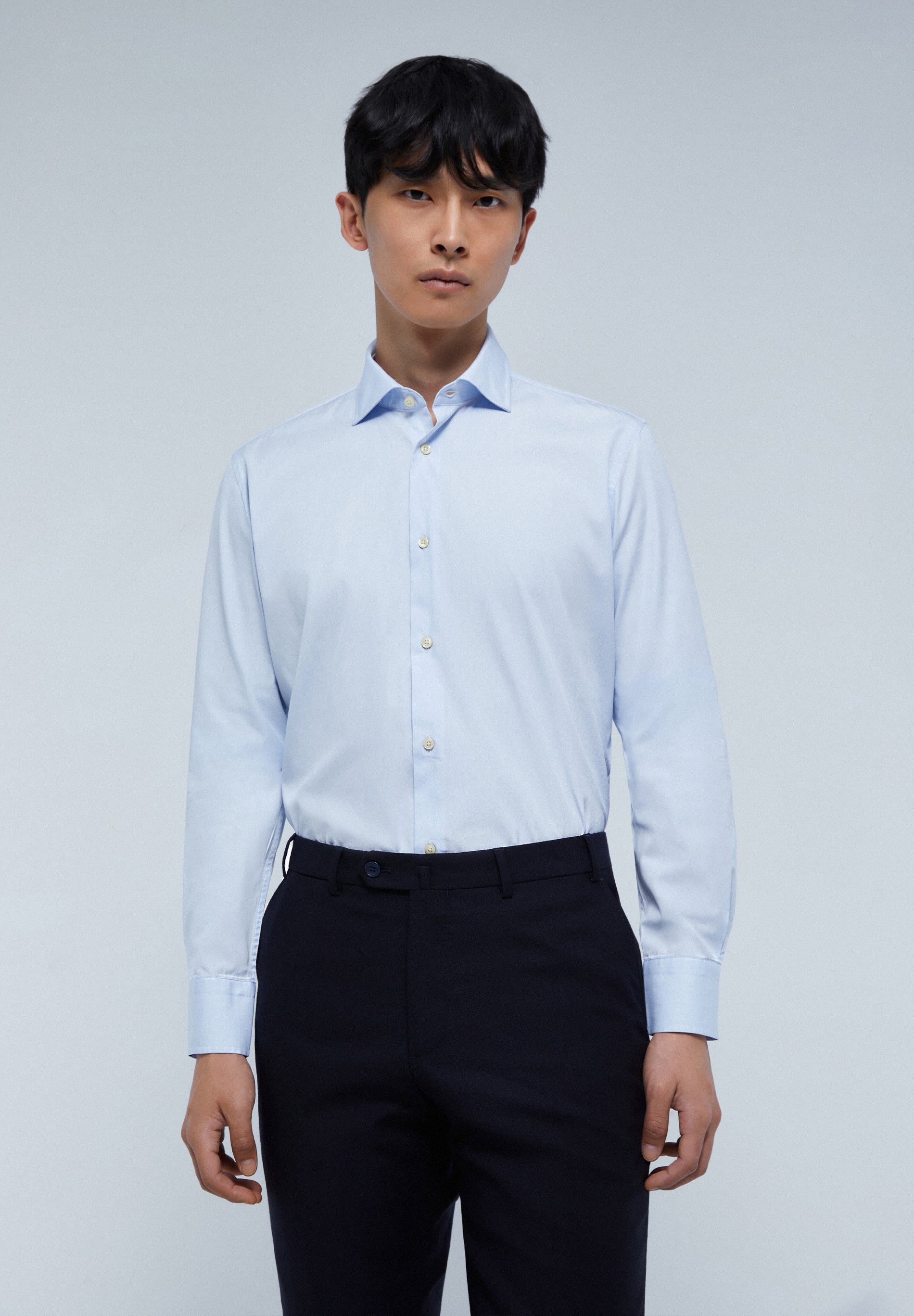 CAMISA VESTIR PUÑO MIXTO