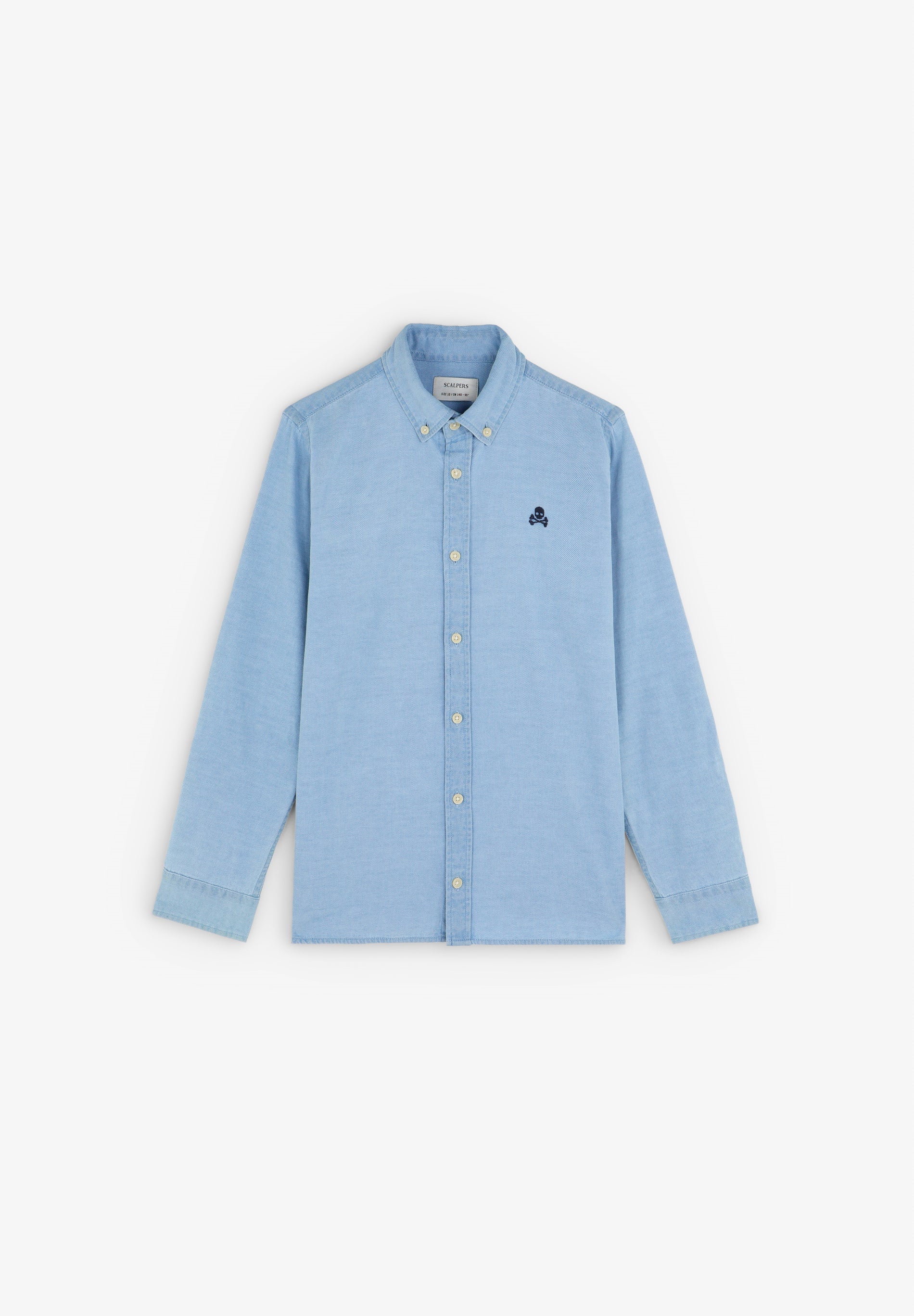 CAMISA DENIM CUELLO BOTONES
