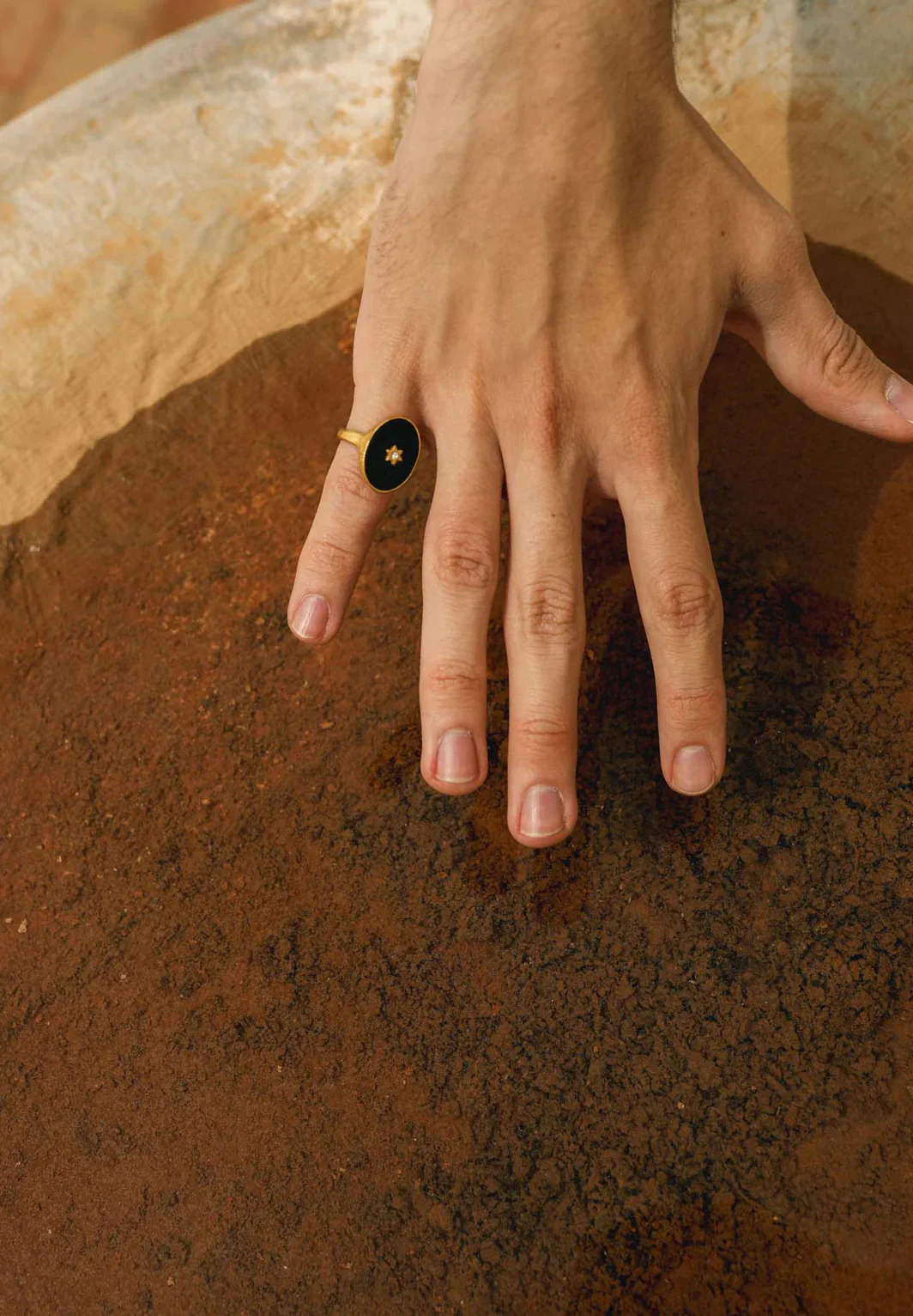 ALHAJA CULT STORE | ANILLO ONYX CELESTINA