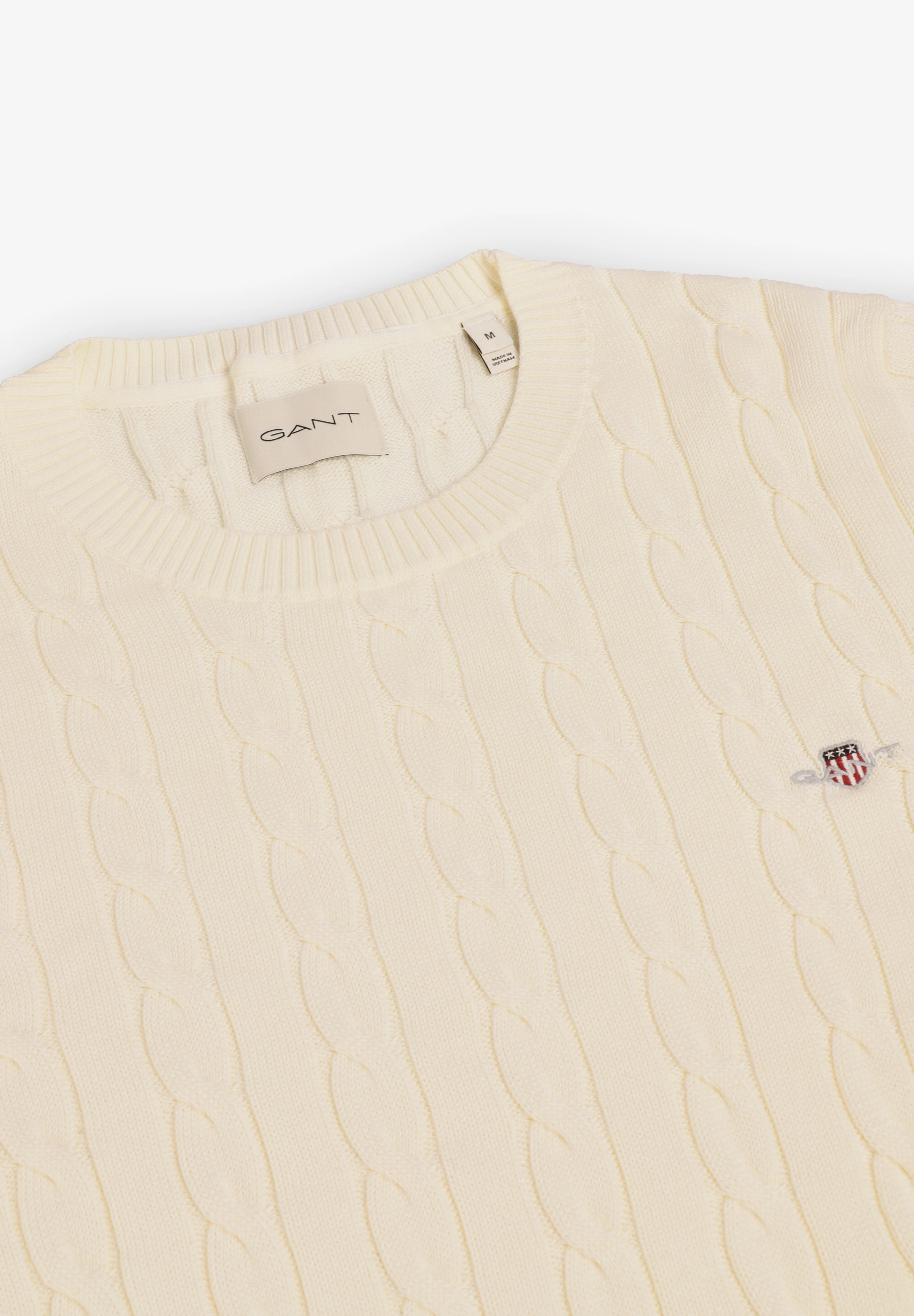 GANT | JERSEY DE OCHOS Y CUELLO REDONDO