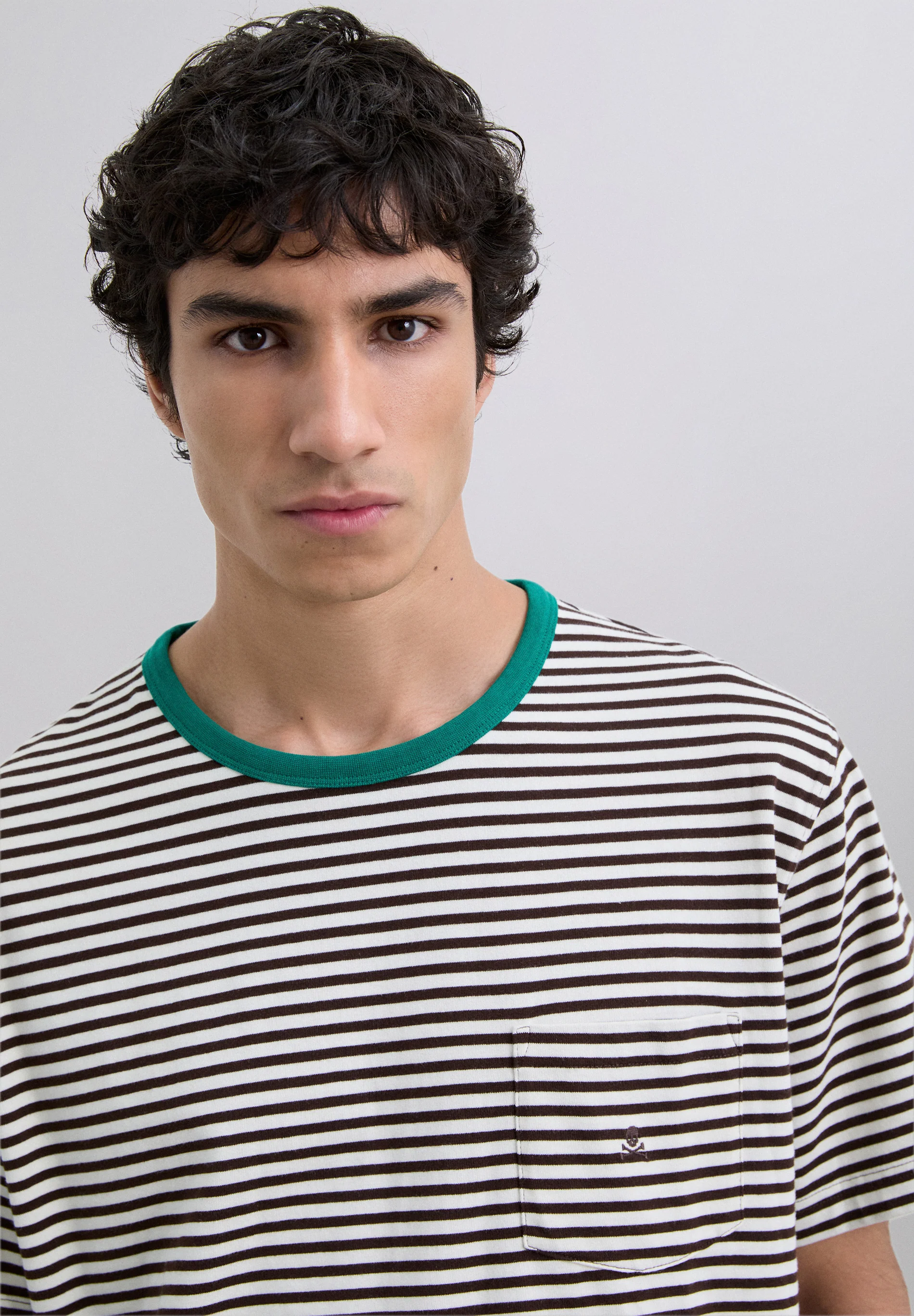 CAMISETA RAYAS CALAVERA