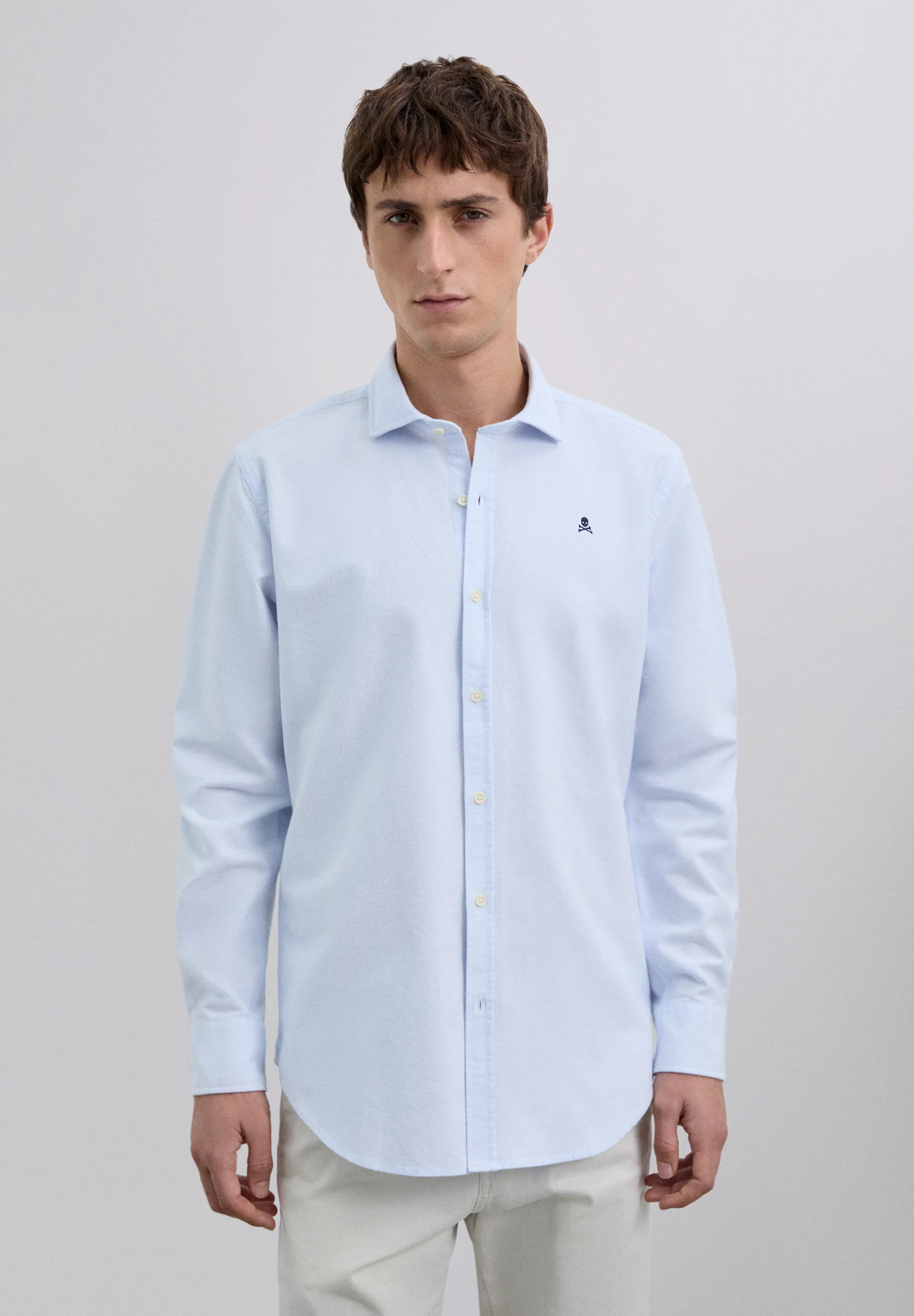 CAMISA OXFORD CALAVERA