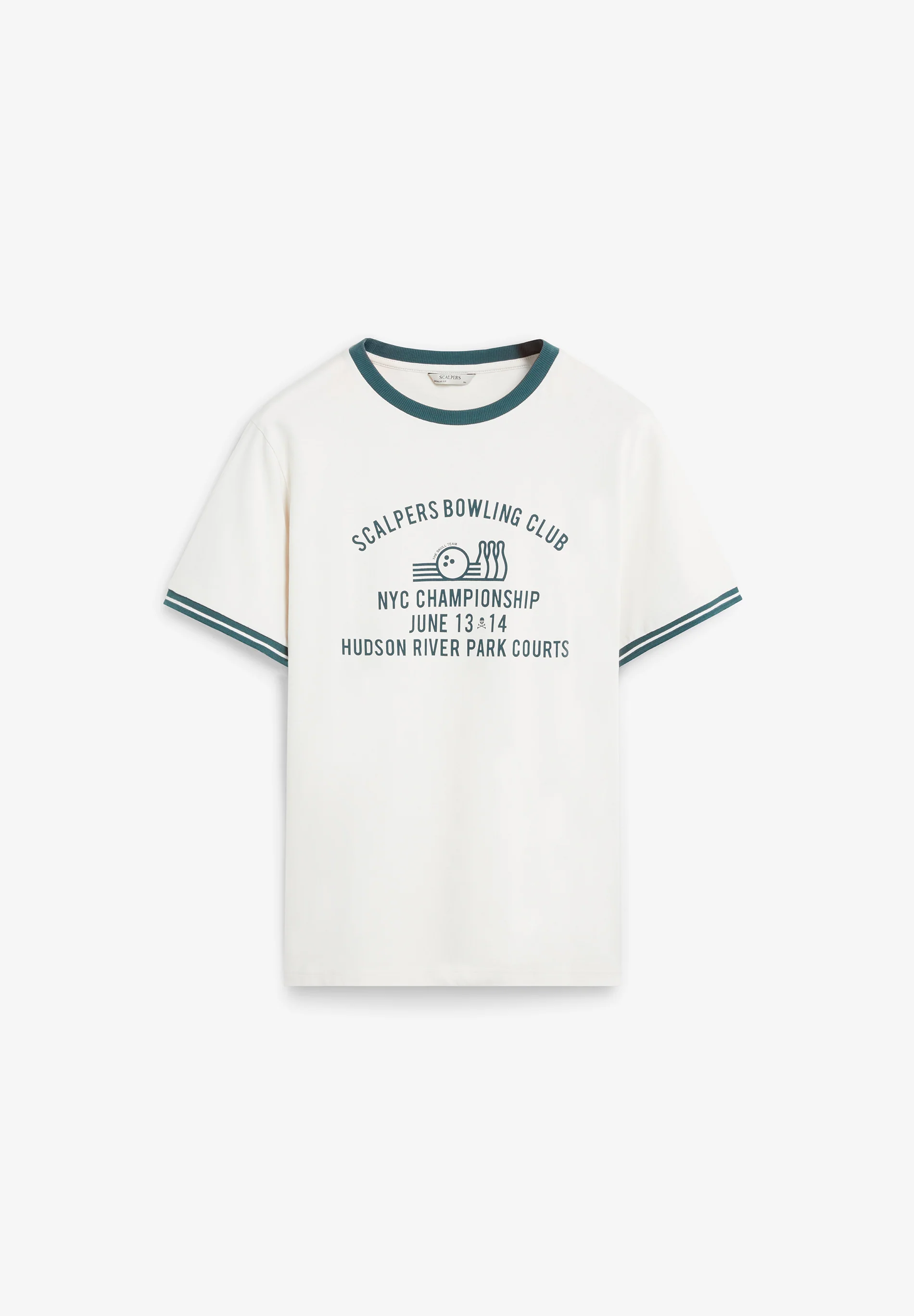 CAMISETA PRINT CONTRASTE