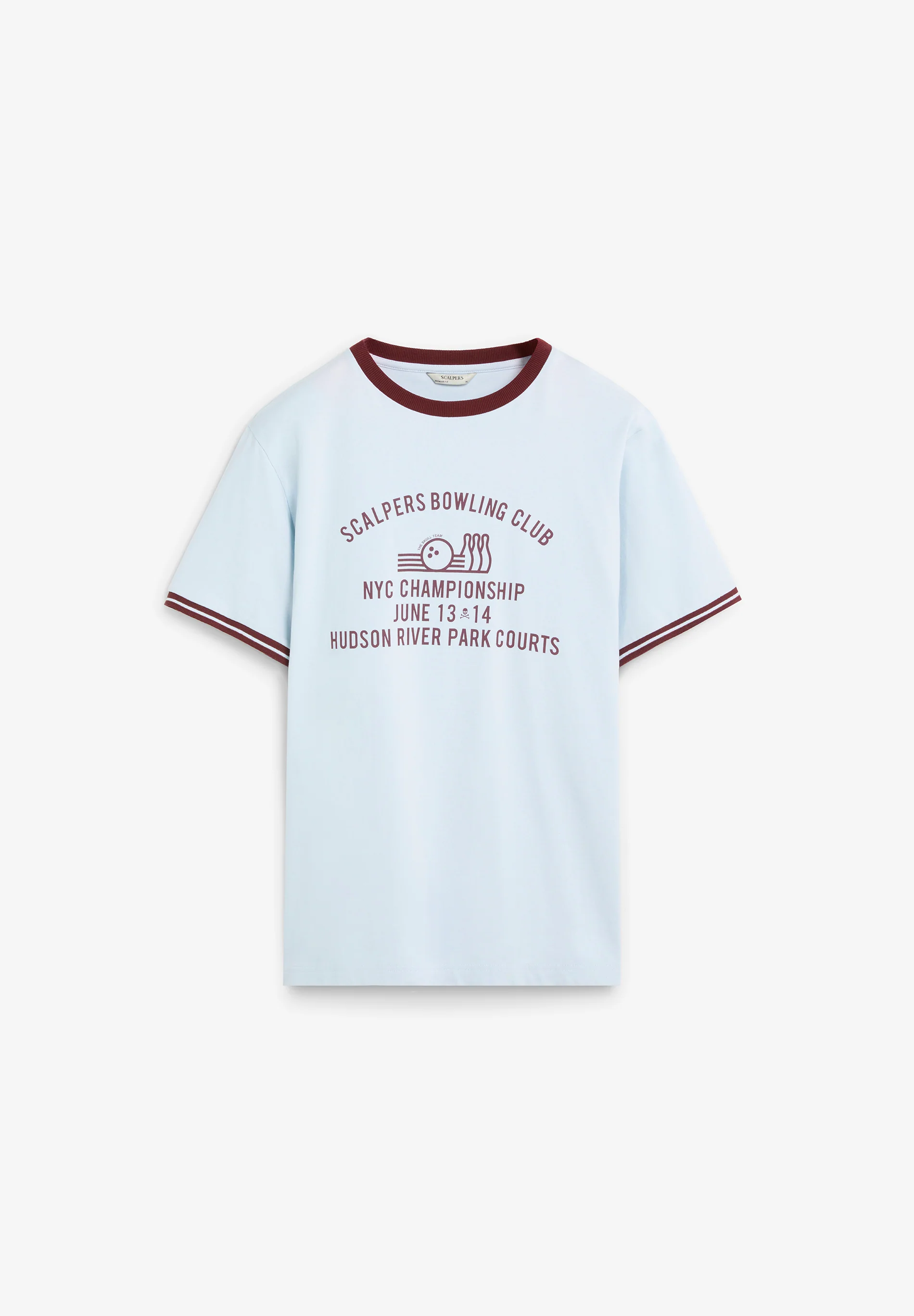 CAMISETA PRINT CONTRASTE