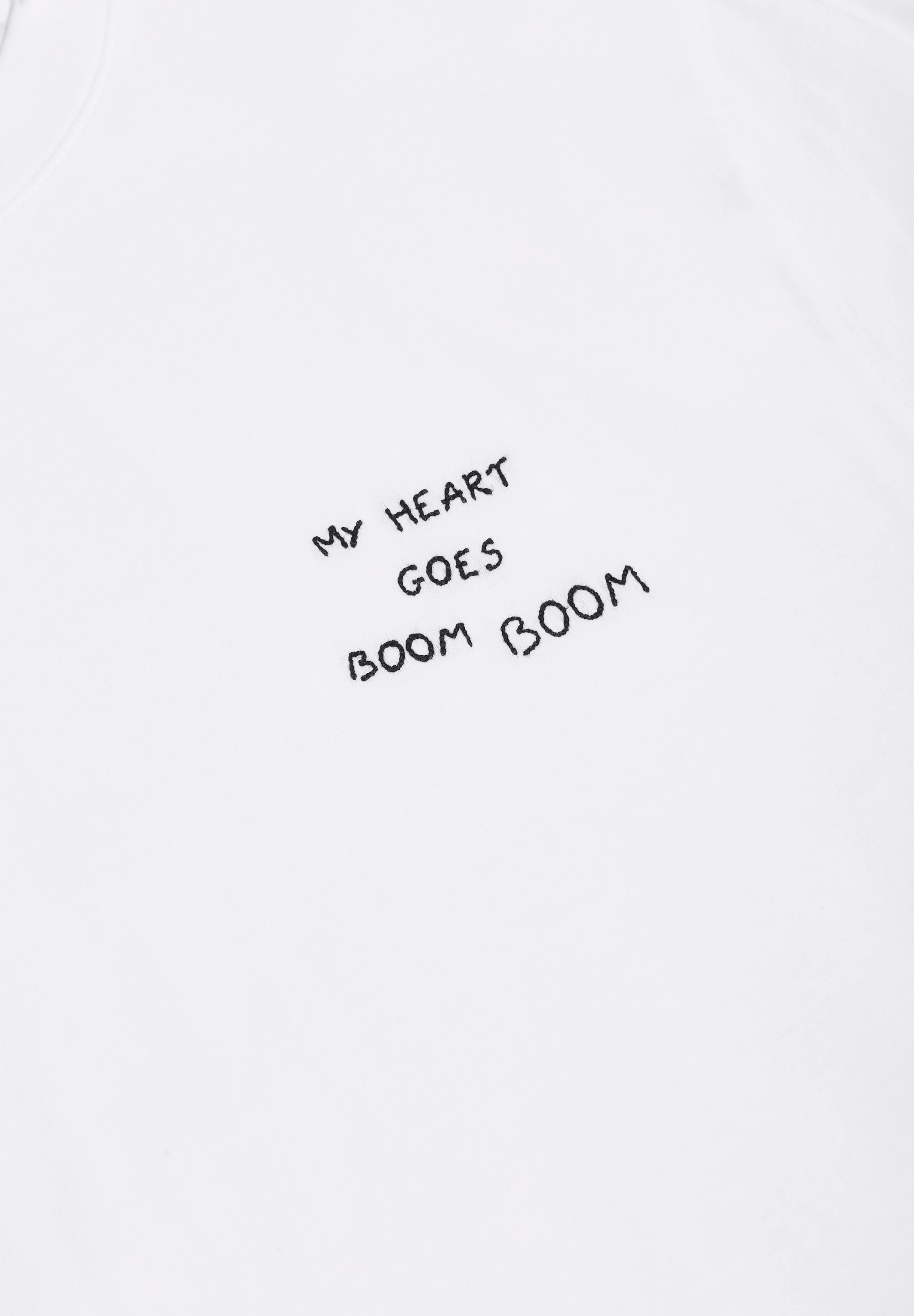 MAISON LABICHE | CAMISETA POPIN MY HEART GOES BOOM /GOTS