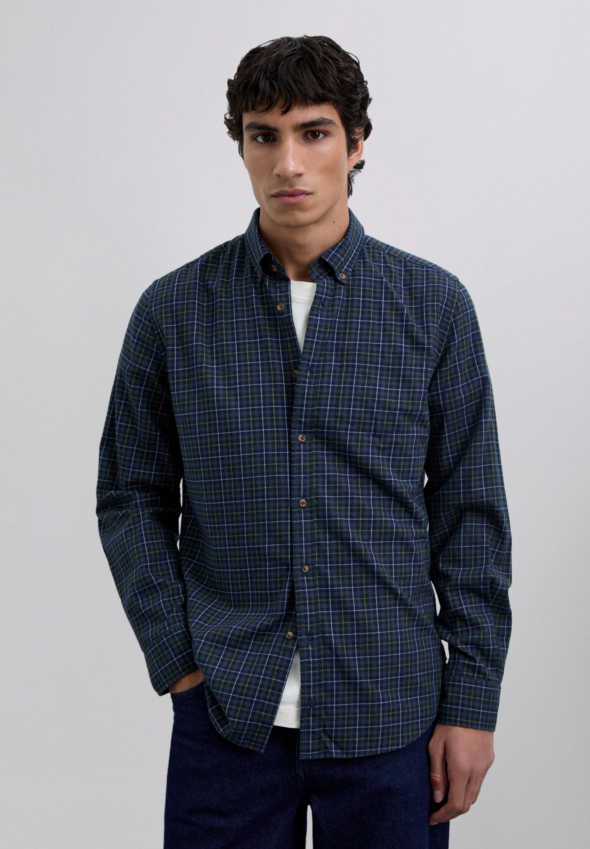 CAMISA ESTAMPADA TARTÁN