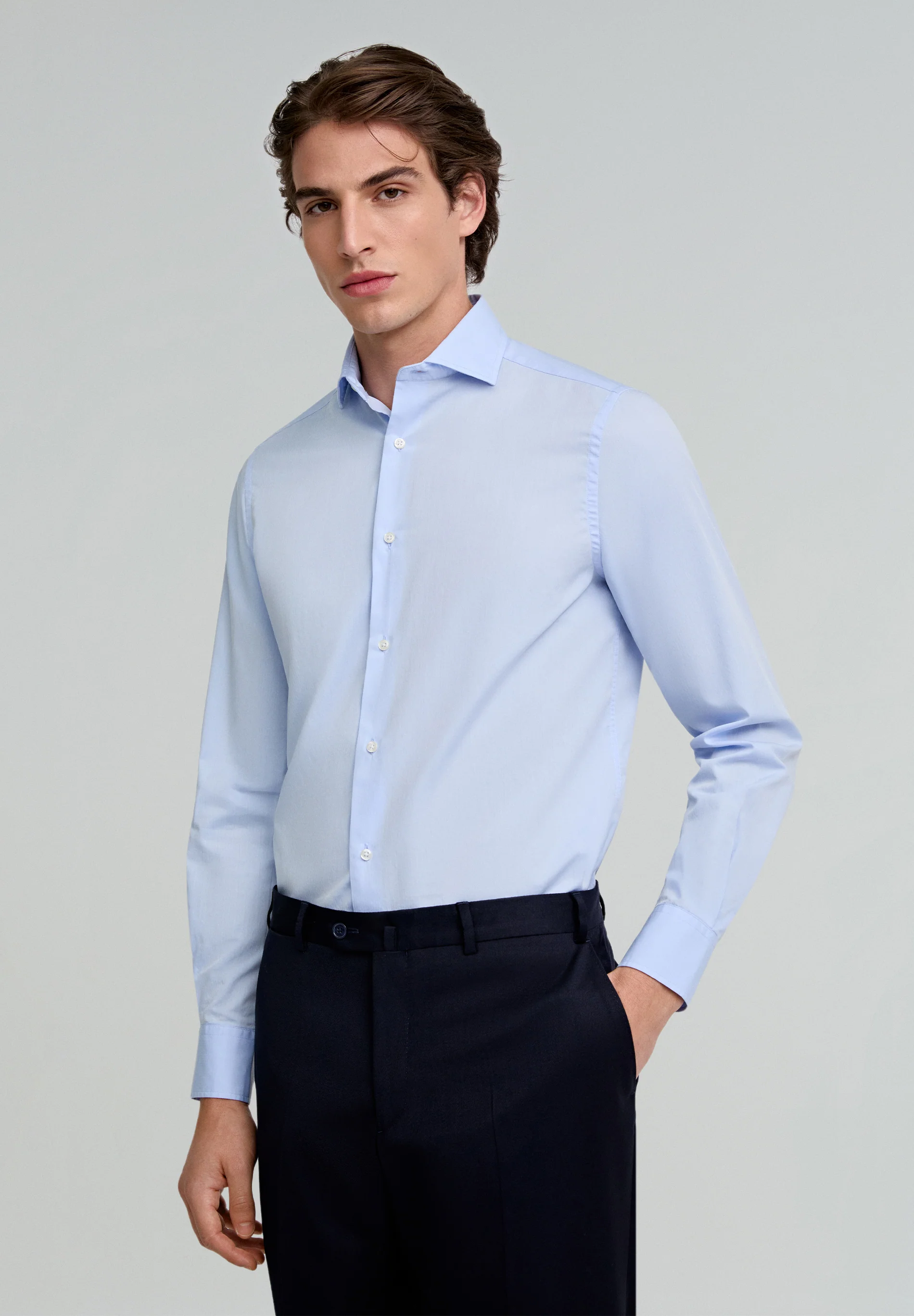 CAMISA VESTIR PUÑO CLÁSICO