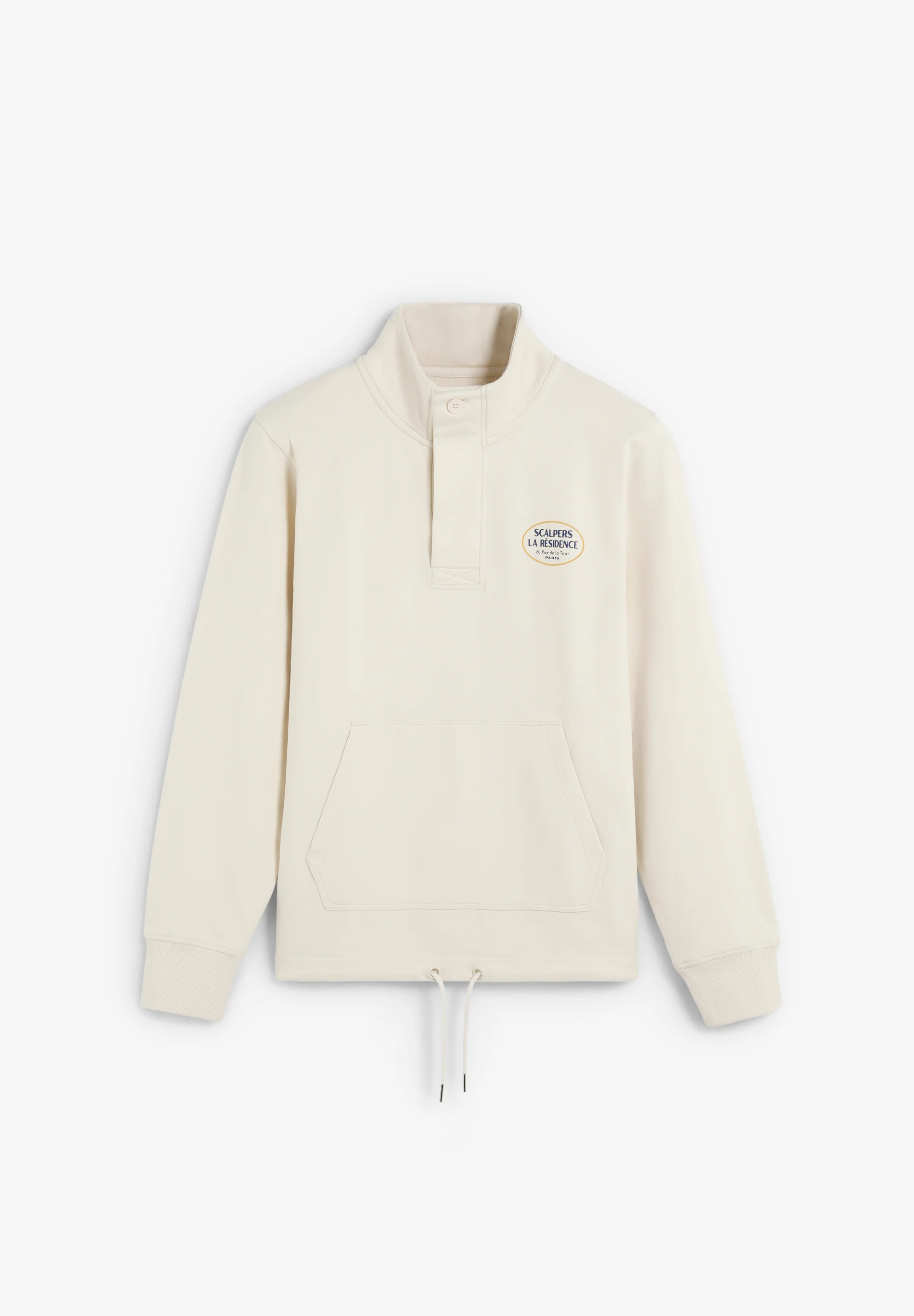 SUDADERA CUELLO ALTO LOGO