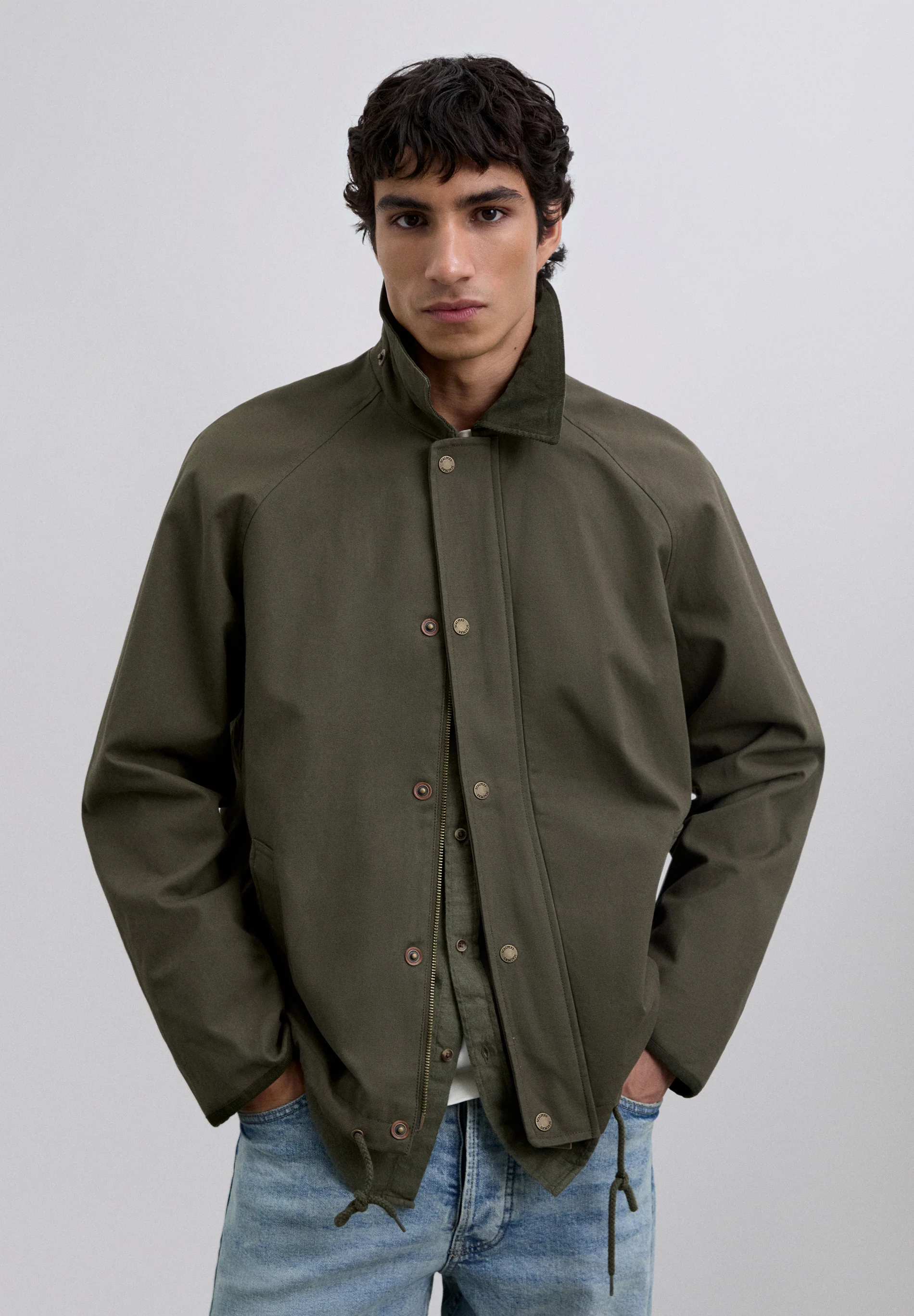 CHAQUETA CAPUCHA ALGODÓN