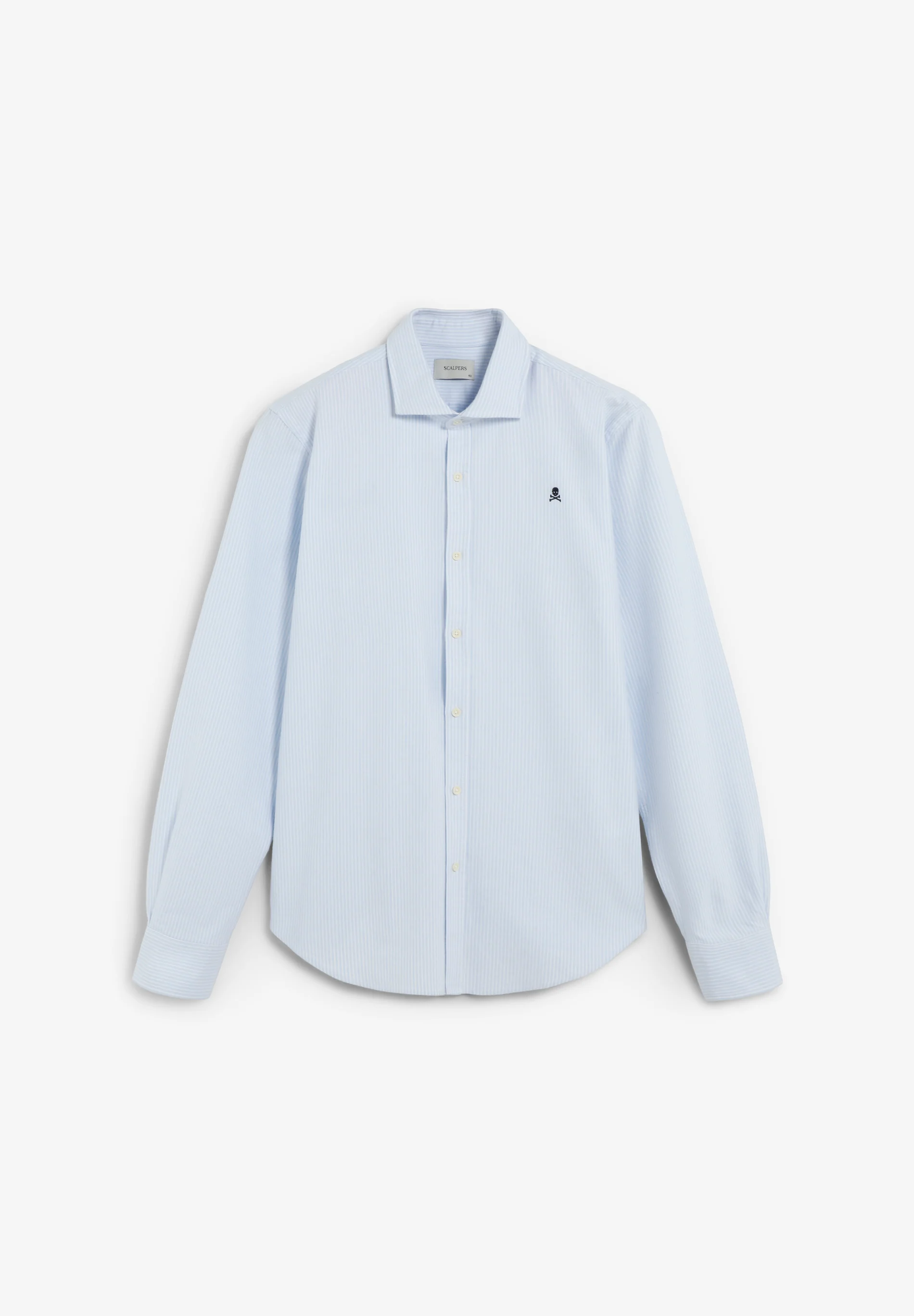 CAMISA OXFORD RAYAS CALAVERA