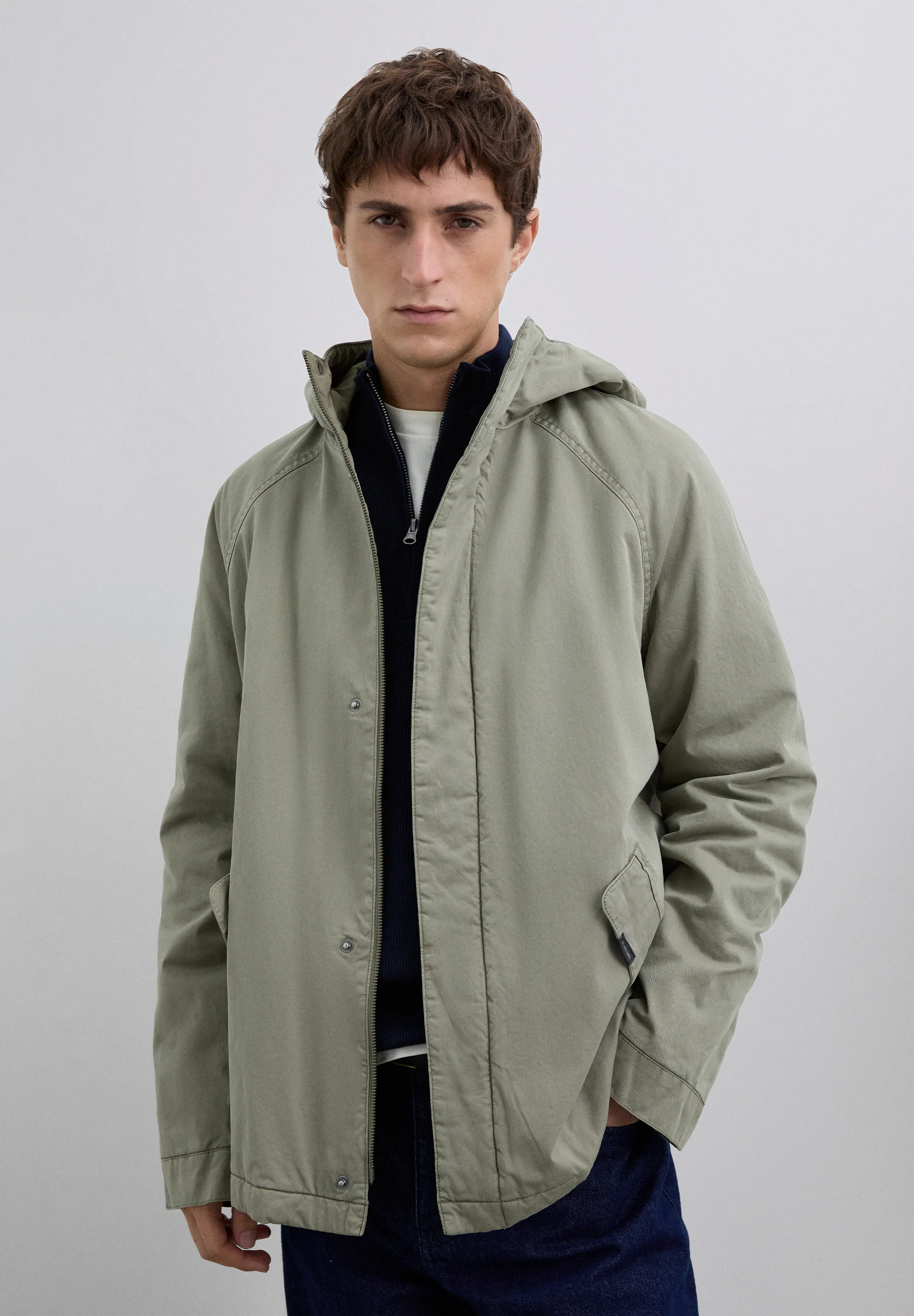 PARKA CAPUCHA ALGODÓN