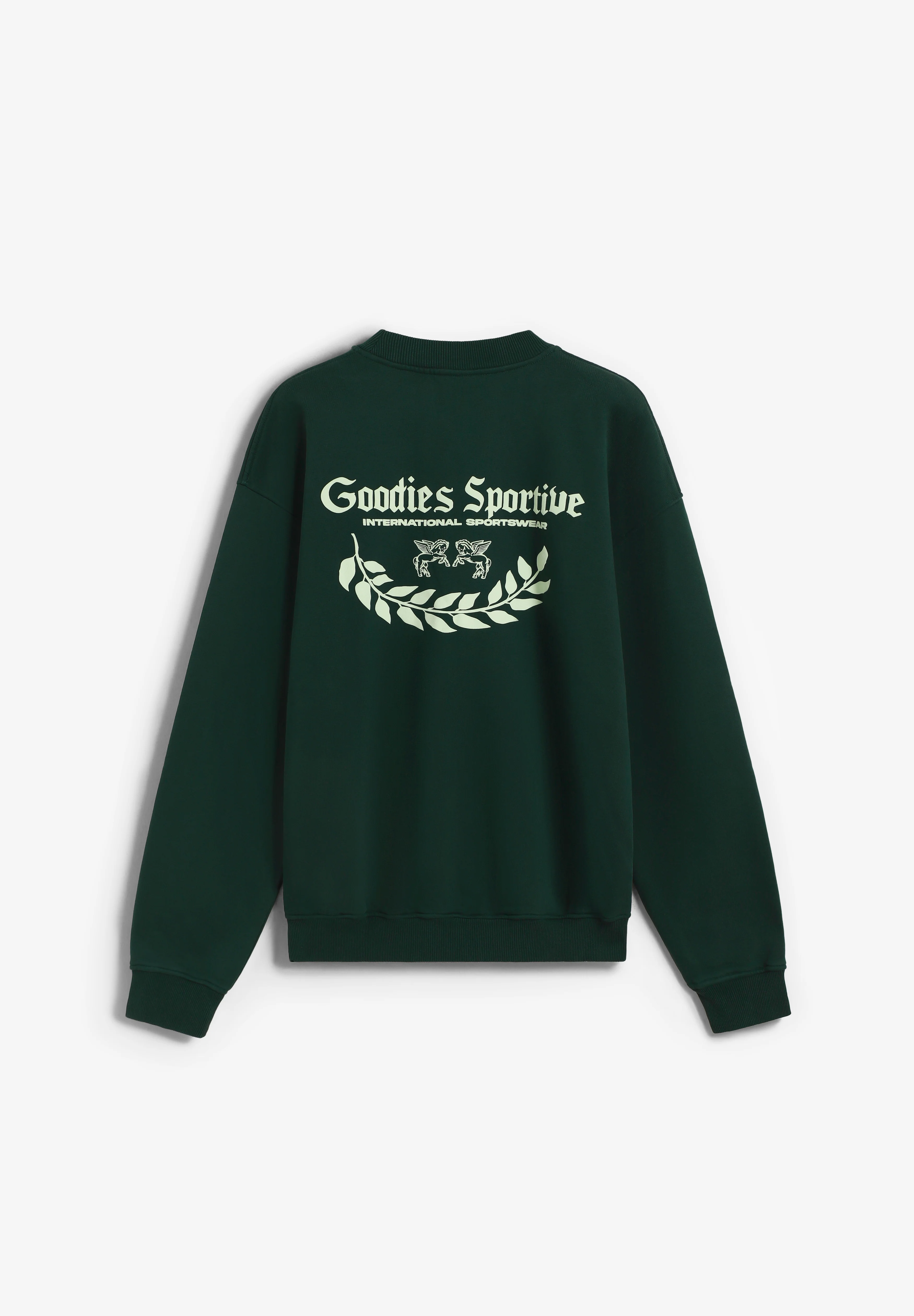 GOODIES SPORTIVE | CAESAR GREEN CREWNECK
