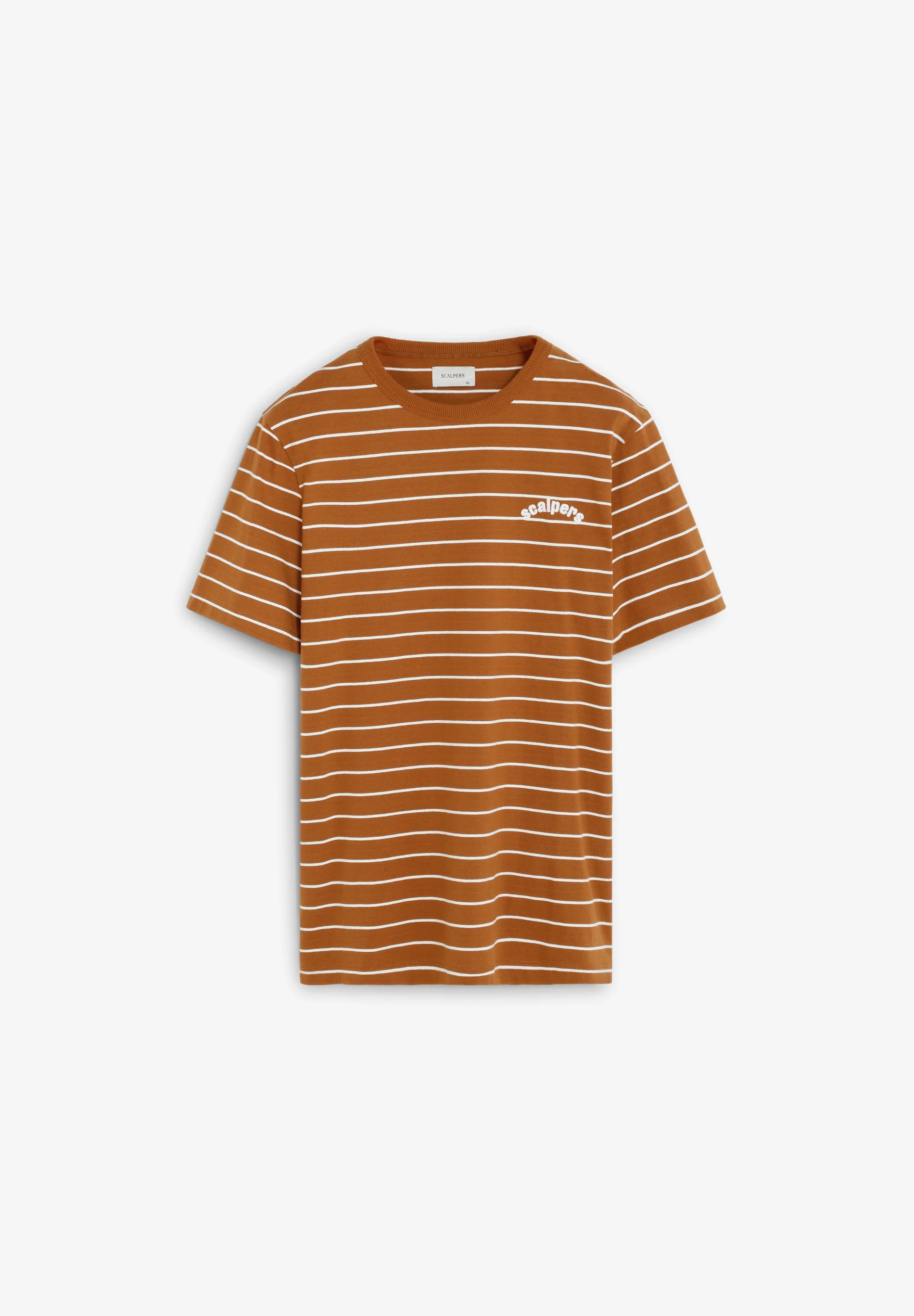 SCSTRIPESEMB TEE