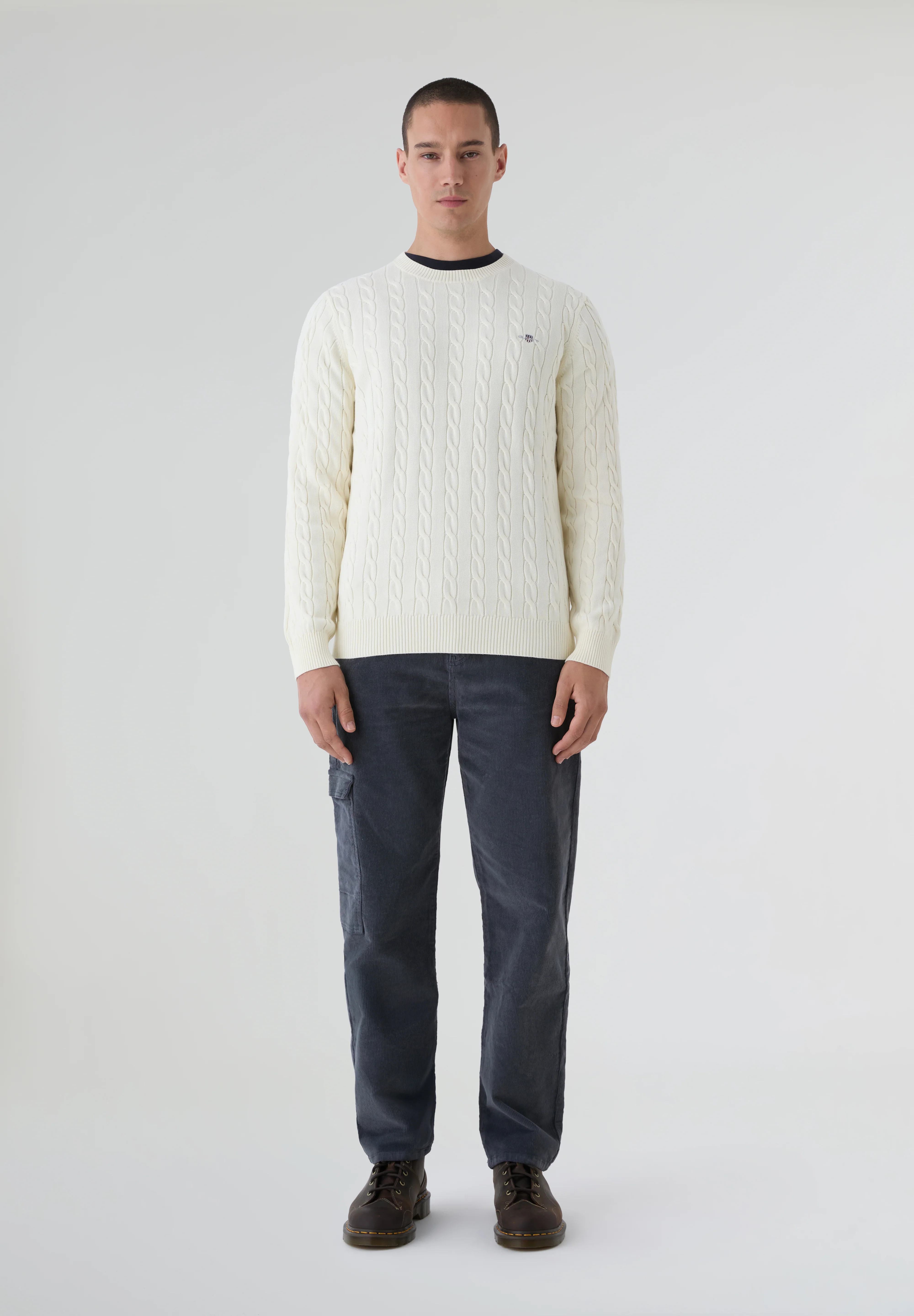 GANT | JERSEY DE OCHOS Y CUELLO REDONDO