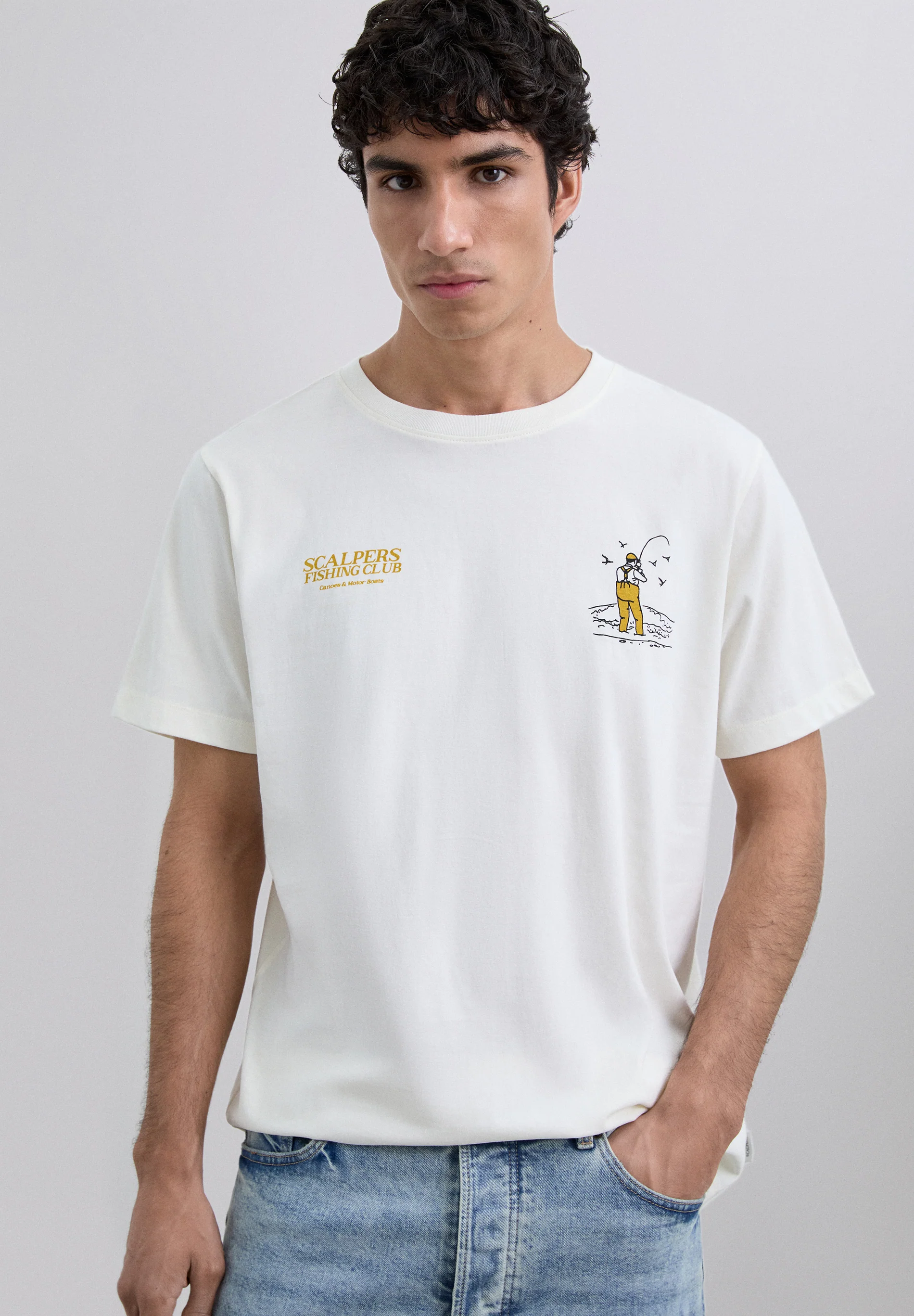 CAMISETA PRINT PESCADOR
