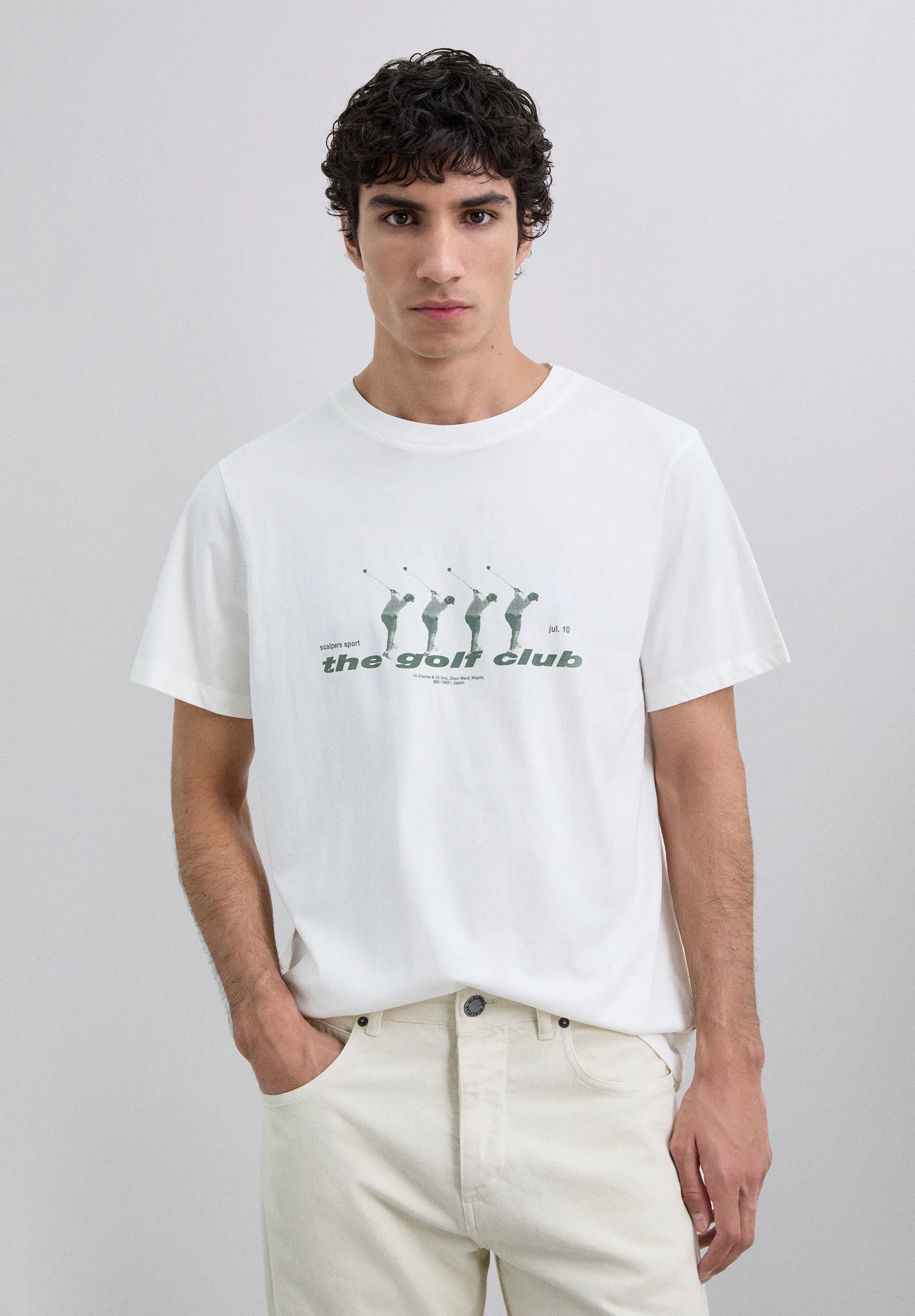 CAMISETA PRINT GOLF ADN