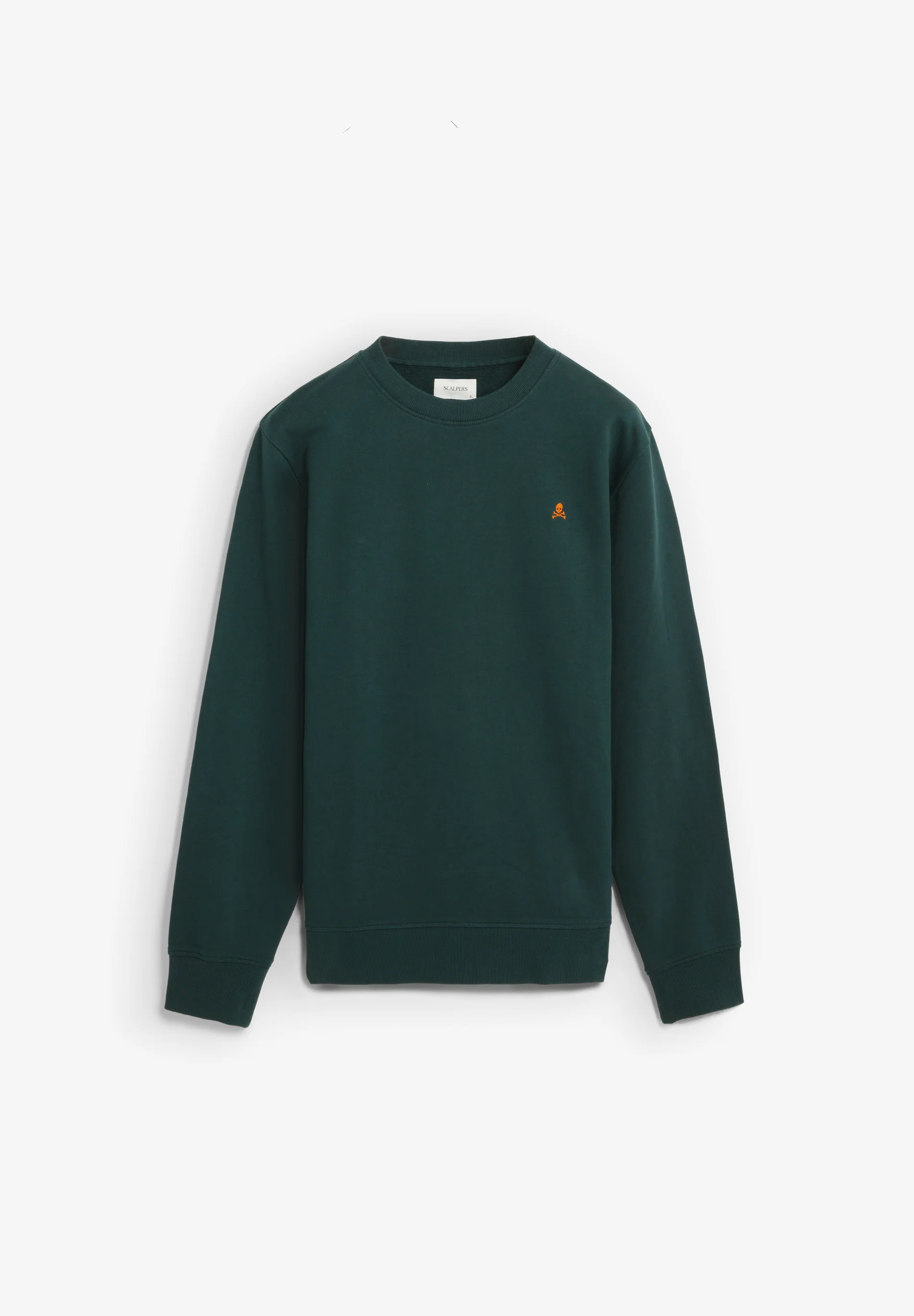 SUDADERA BORDADA CONTRASTE ALGODÓN