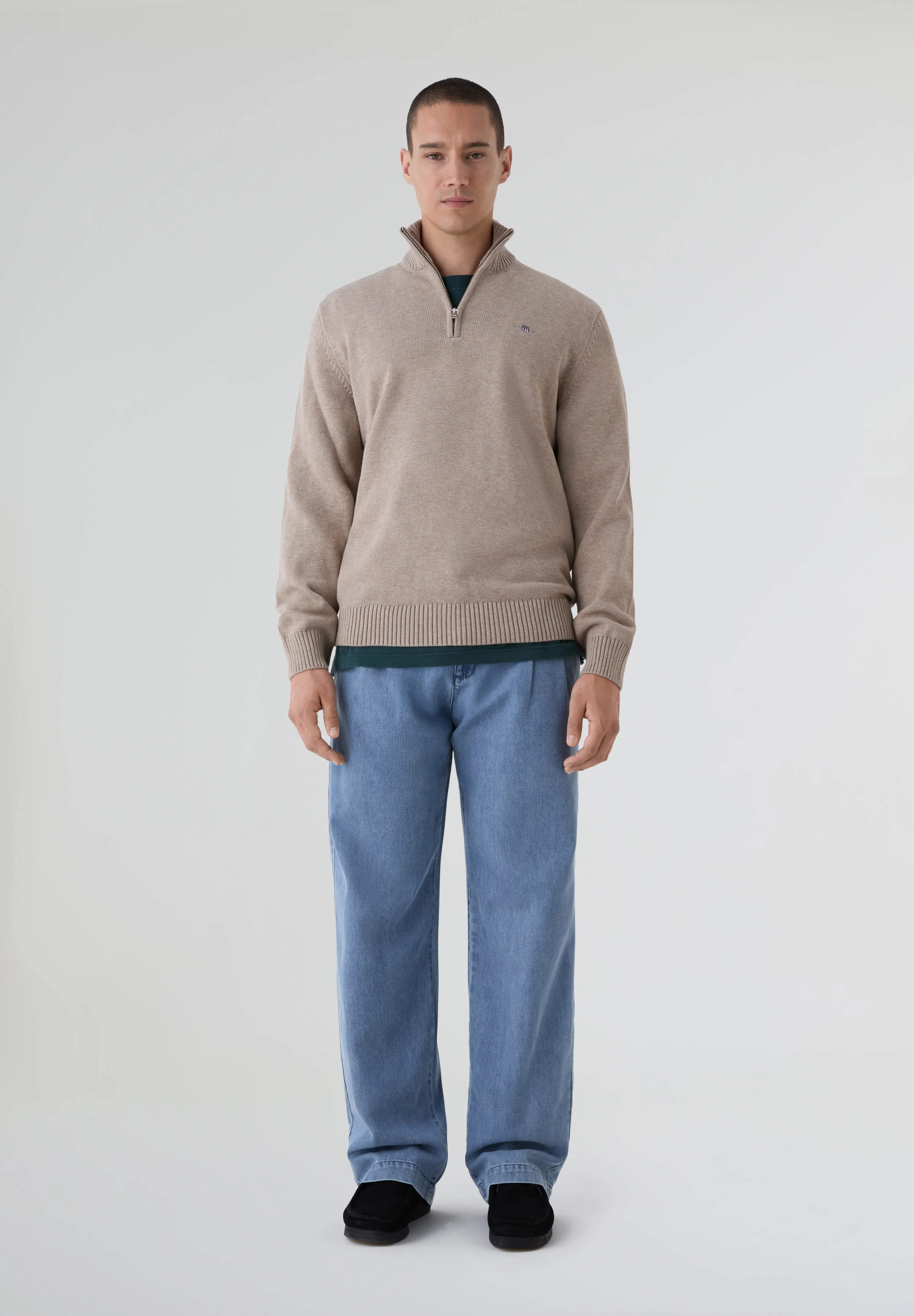 GANT | JERSEY ALGODÓN MEDIA CREMALLERA