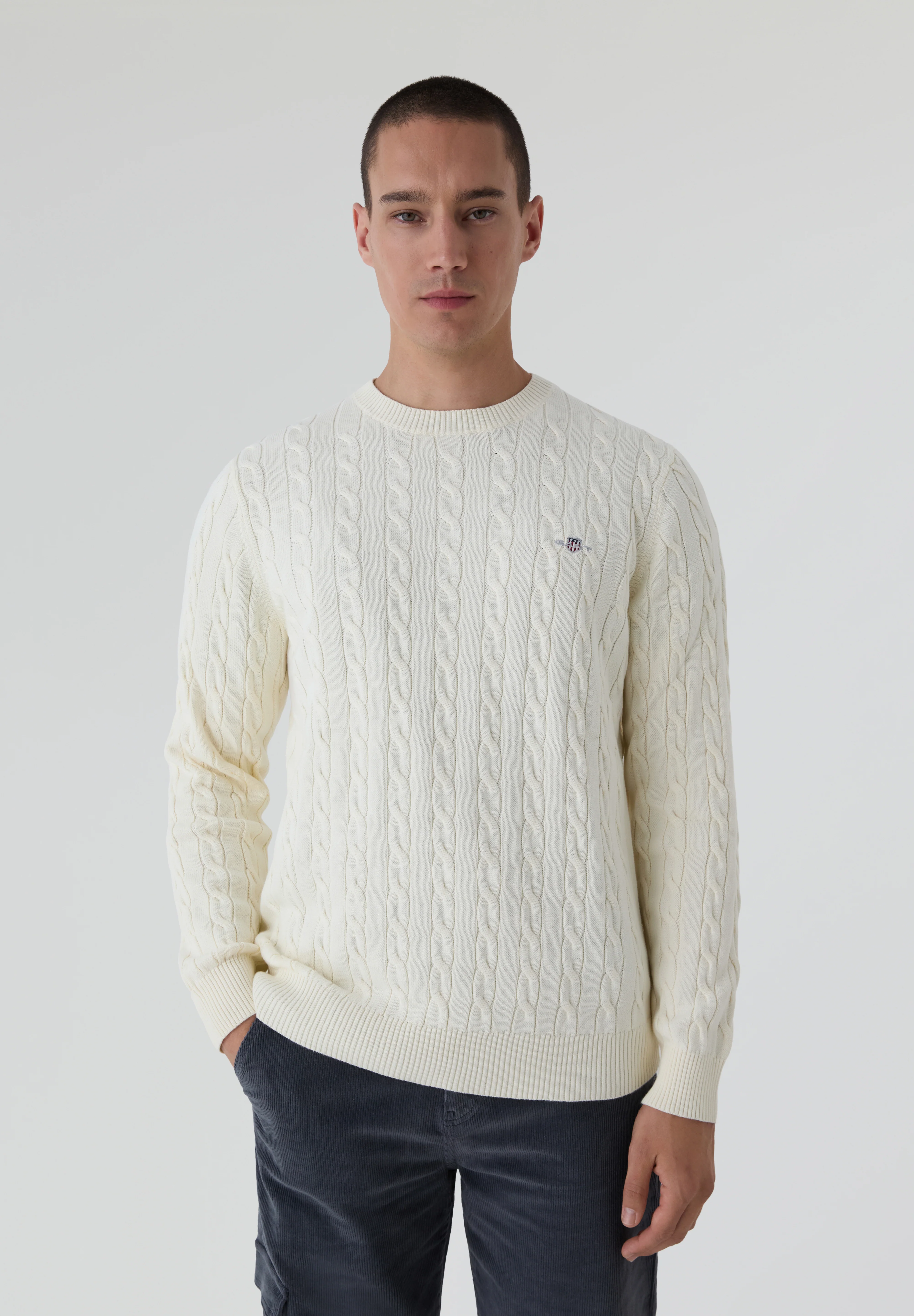 GANT | JERSEY DE OCHOS Y CUELLO REDONDO