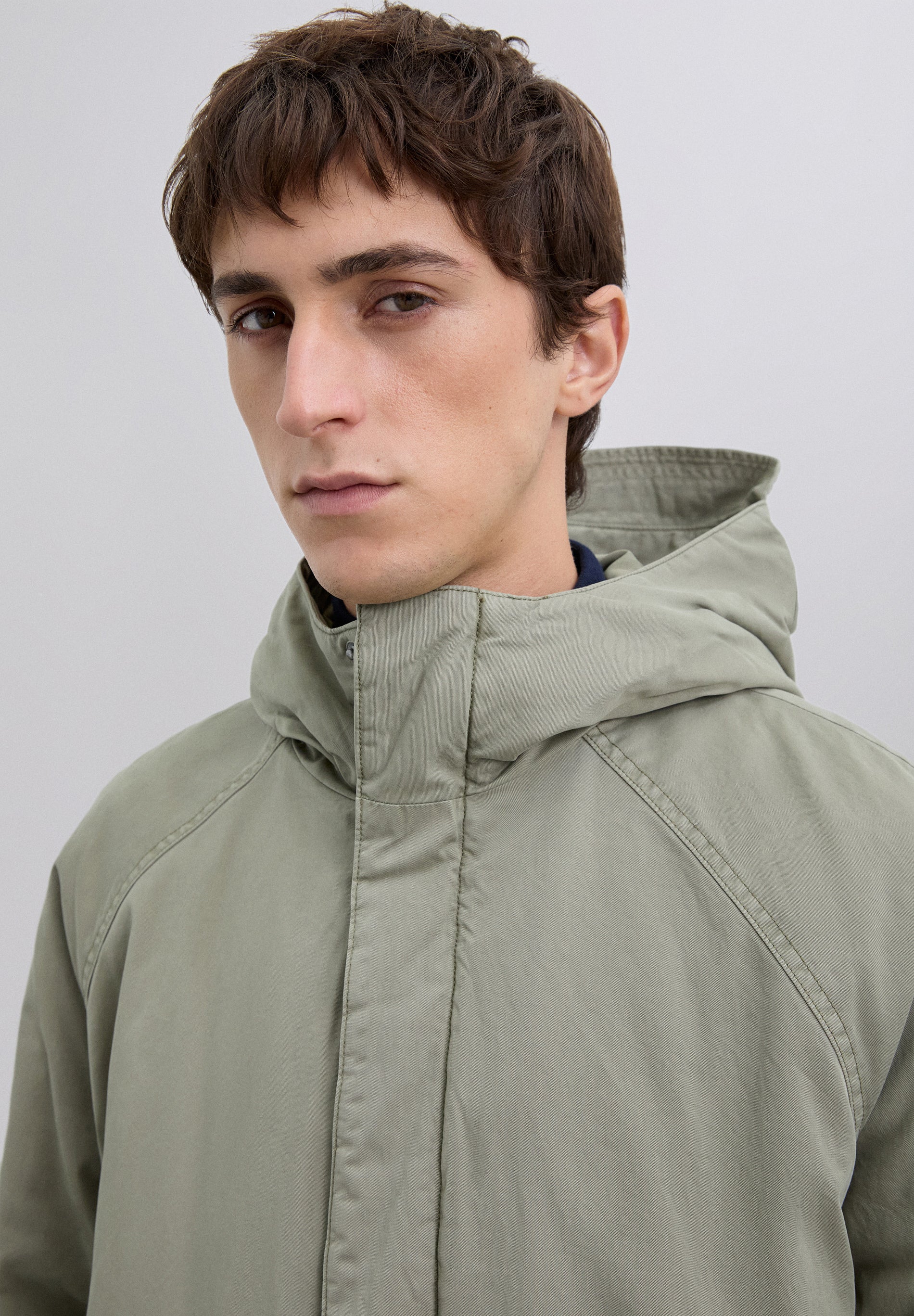PARKA CAPUCHA ALGODÓN