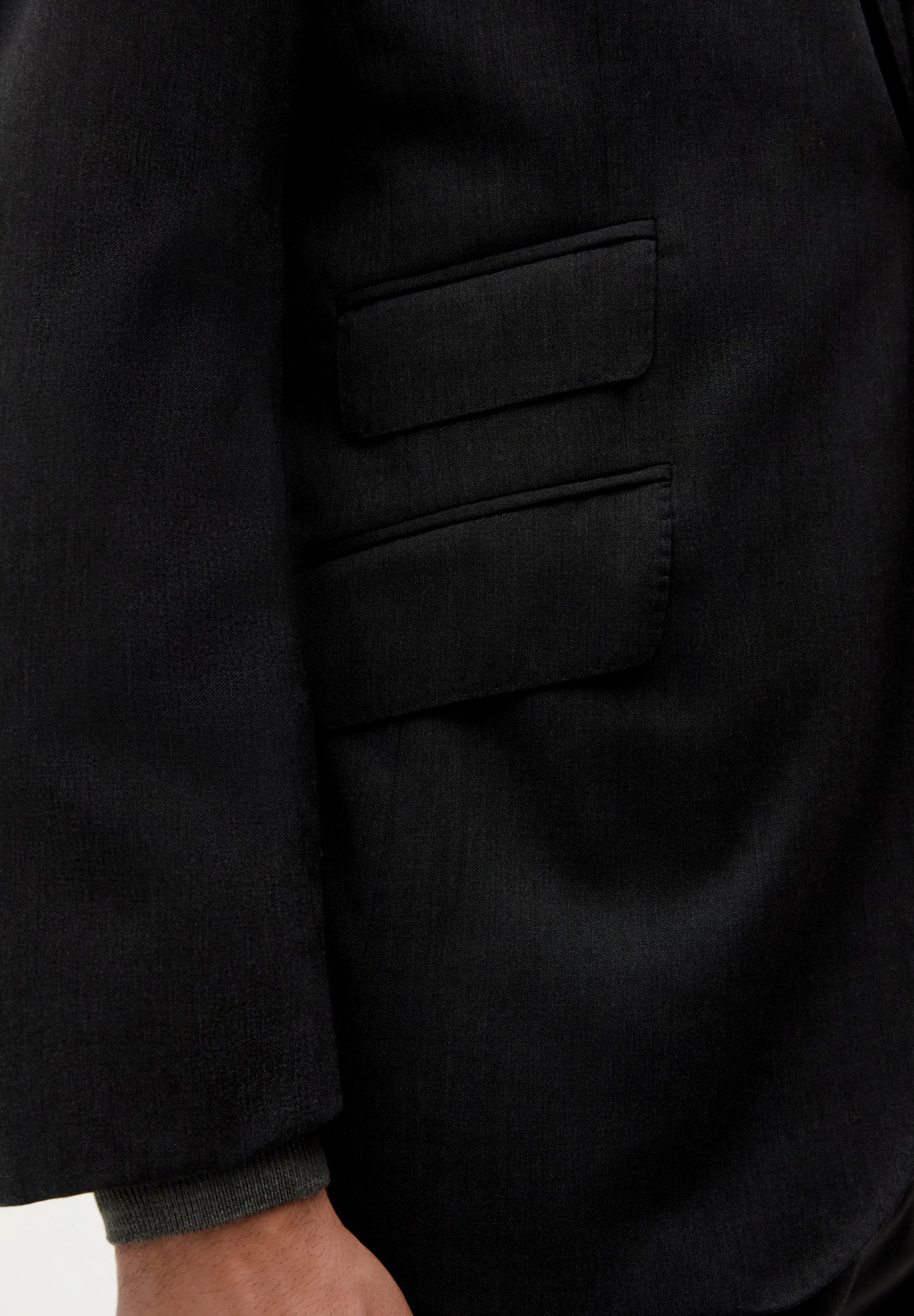 TRAJE CLÁSICO LANA GRIS