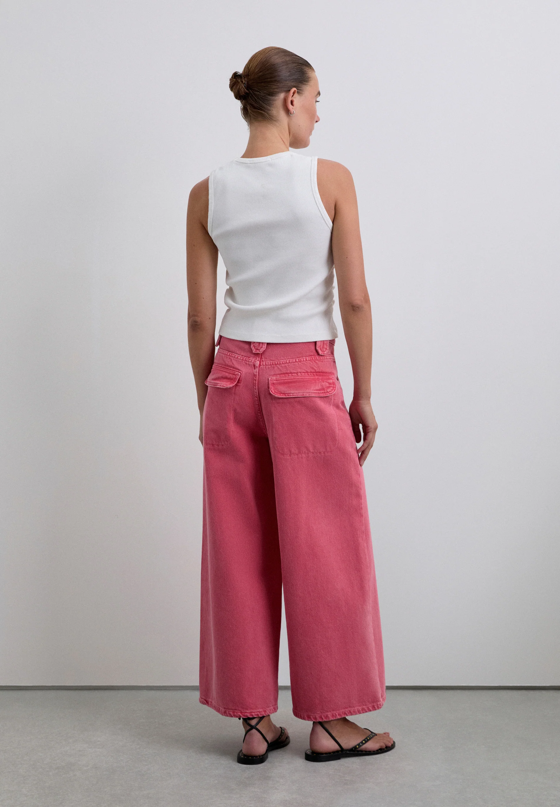 VAQUEROS CULOTTE EFECTO LAVADO