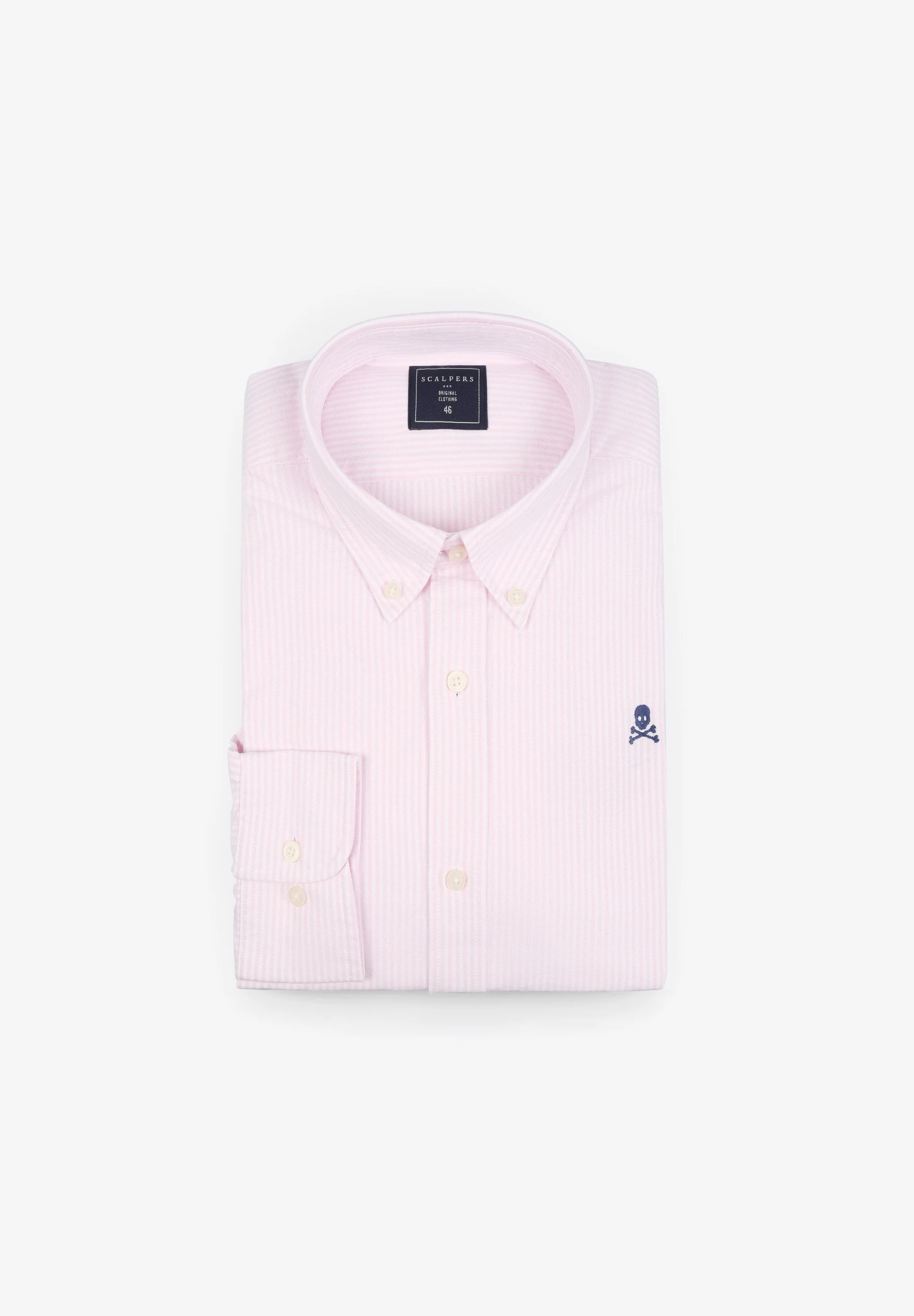 CAMISA OXFORD CALAVERA CONTRASTE
