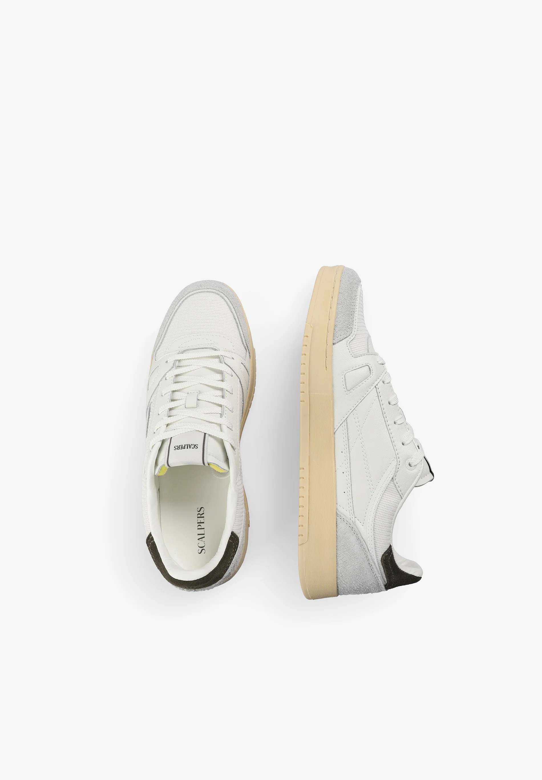 SNEAKERS LOGO PIEL