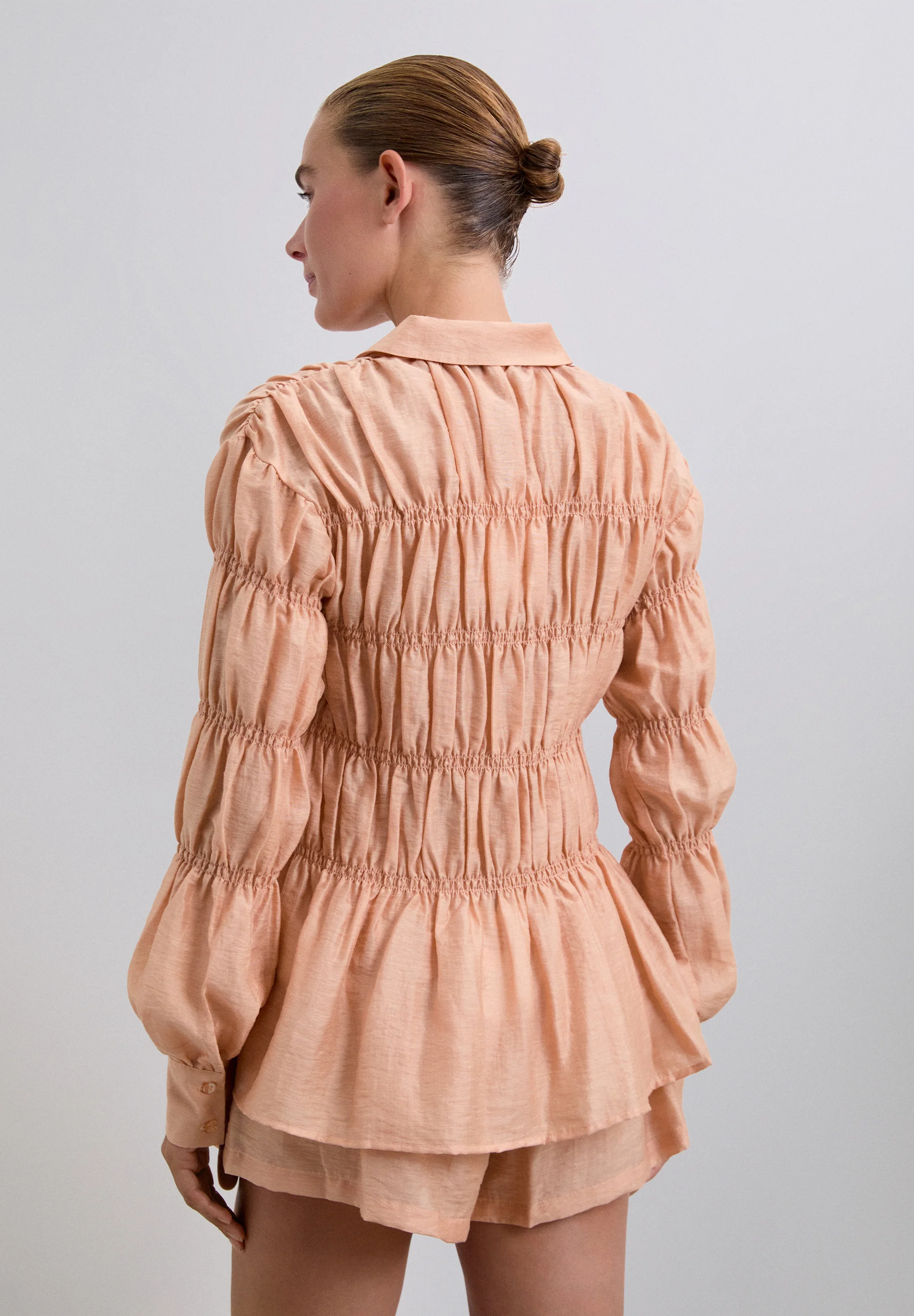 CAMISA SMOCK FRUNCES