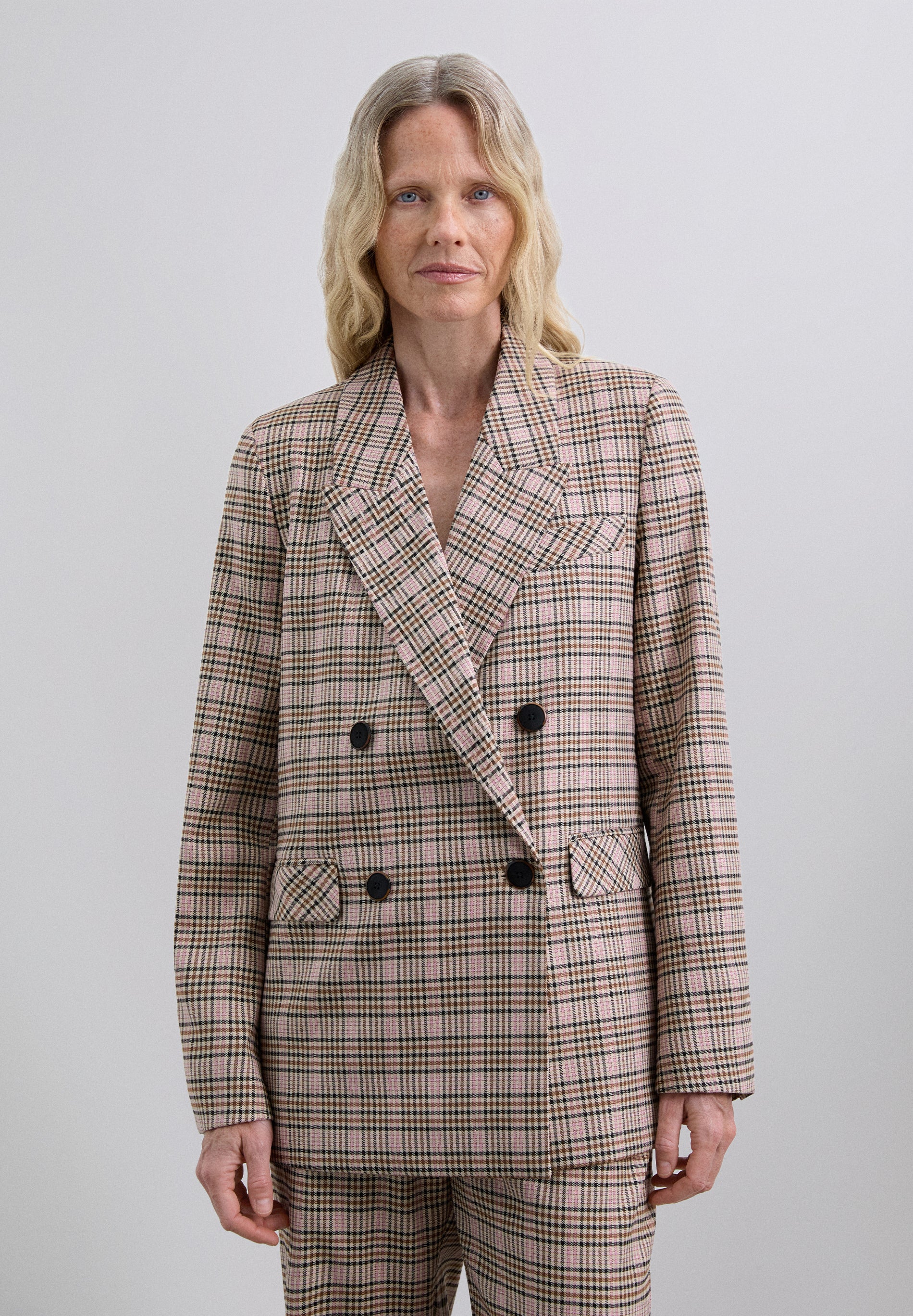 BLAZER CRUZADA CUADROS